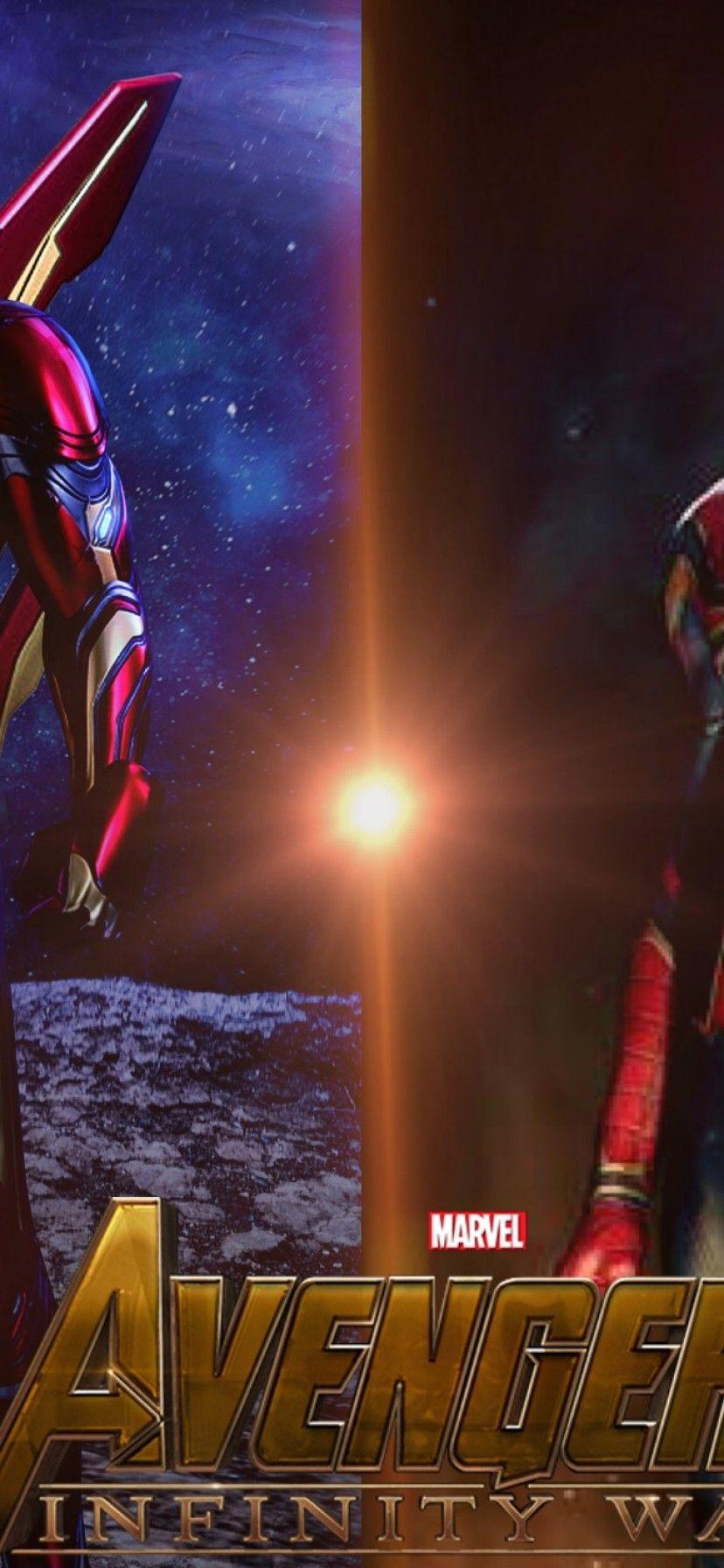 828x1792 Iron Man Infinity Gauntlet Wallpaper