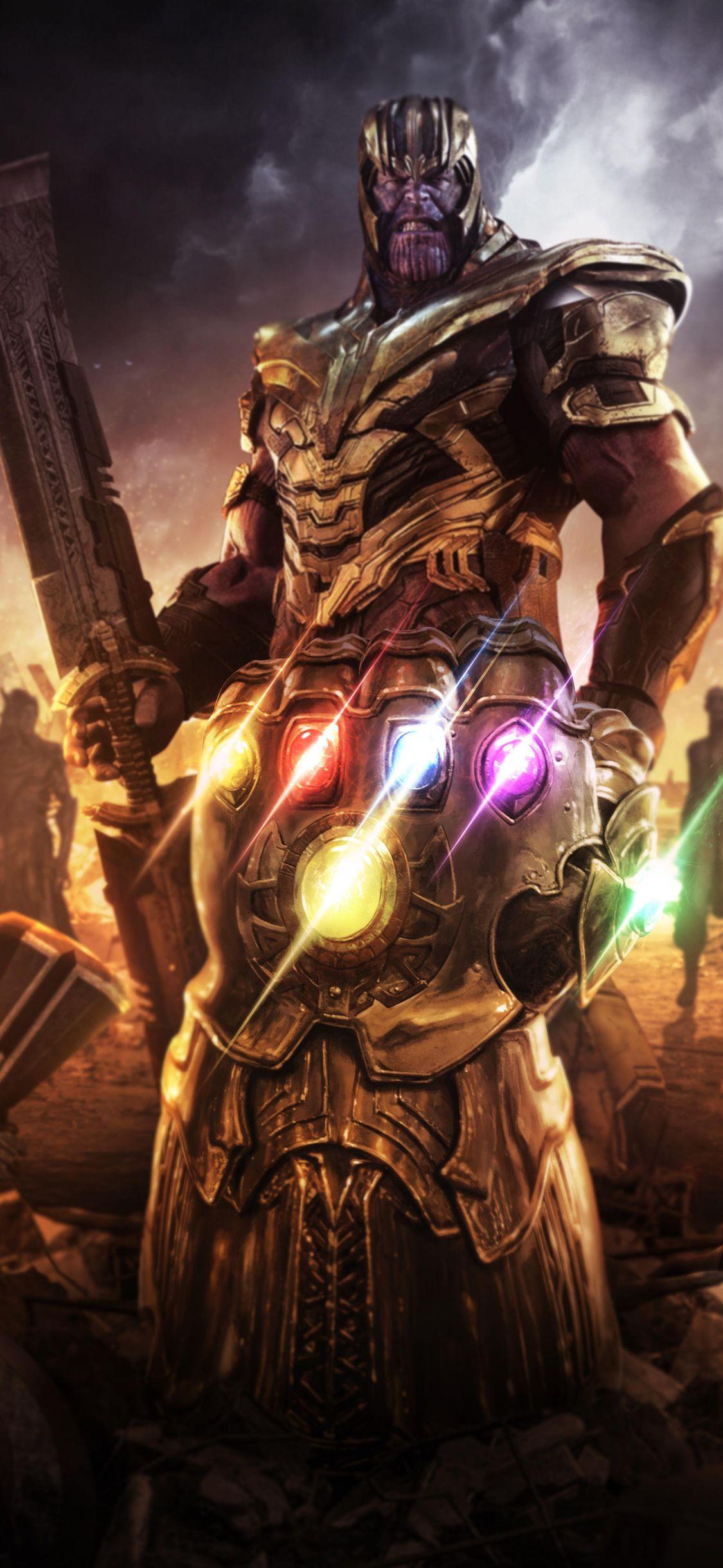1125x2436 Avengers Endgame Infinity Gauntlet iPhone XS, iPhone 10