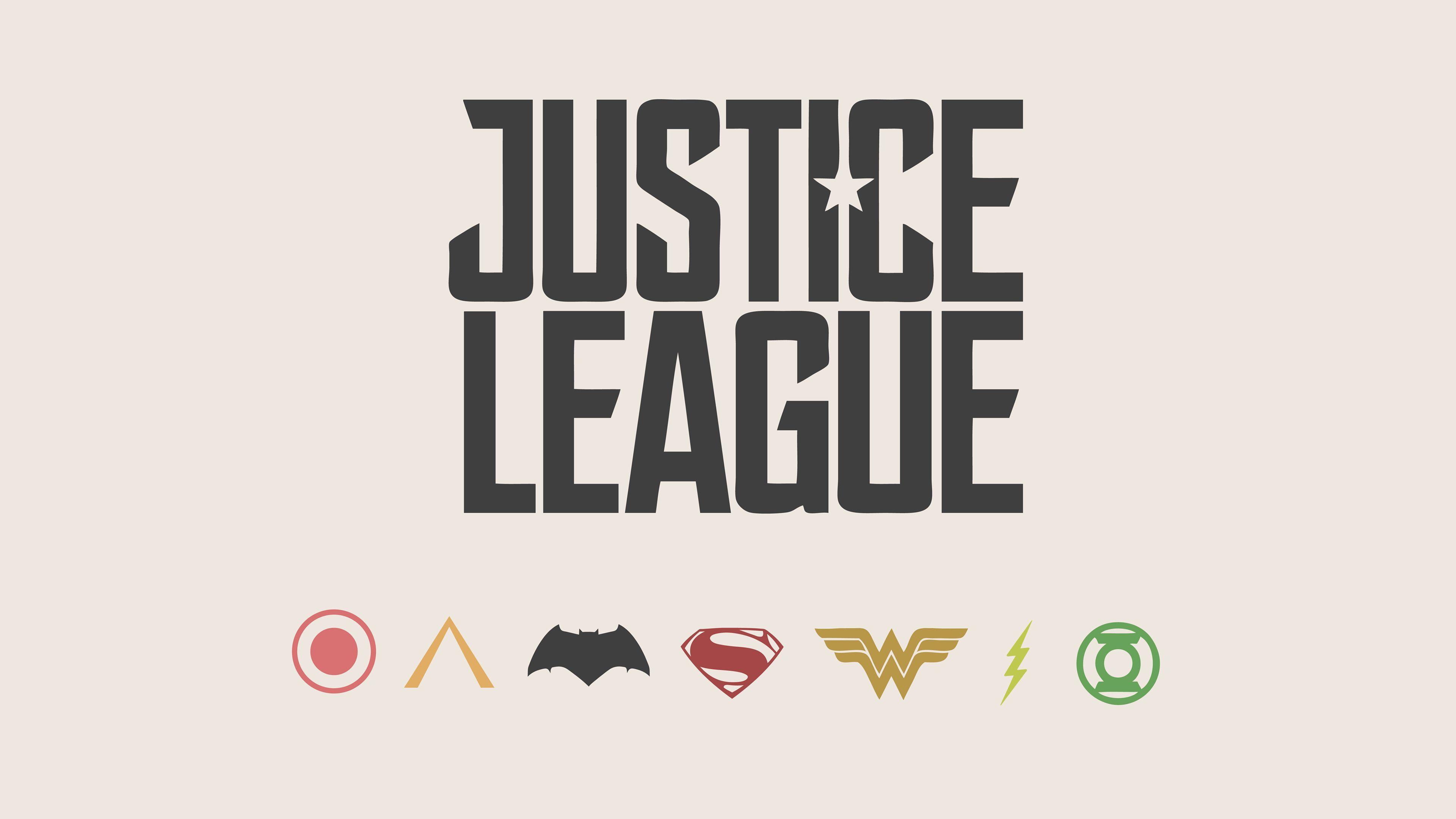 3840x2160 Wallpaper 4k Justice League Minimalism Logos 4k 4k Wallpaper