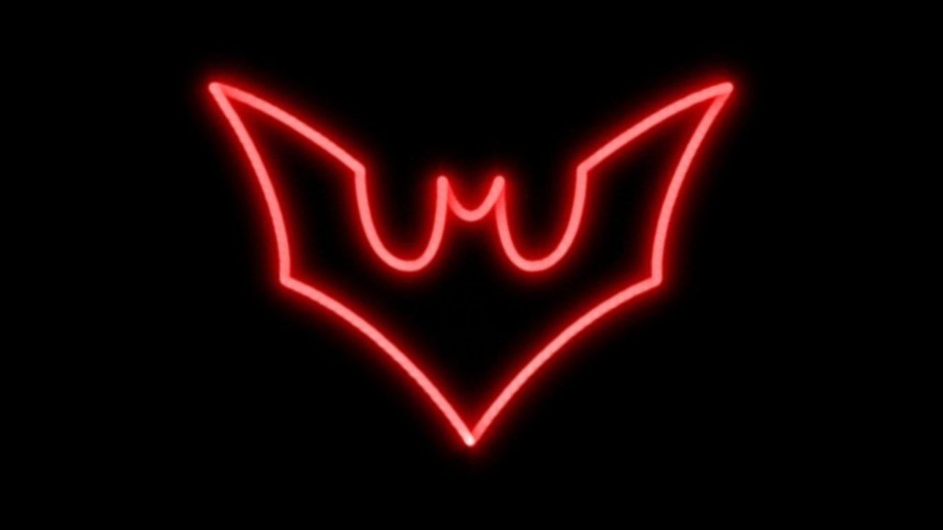 1366x768 New HD Simple Batman Logo Picture For Full Resolution Wallpaper