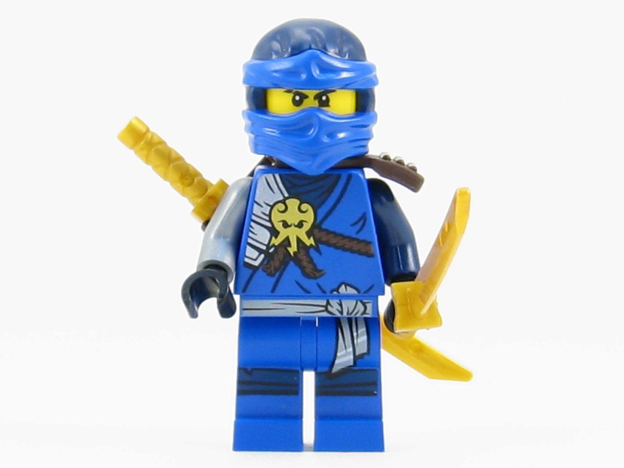 LEGO Ninjago Movie Minifigure - Jay with Blue Ninja Armor and Hair - wide 3