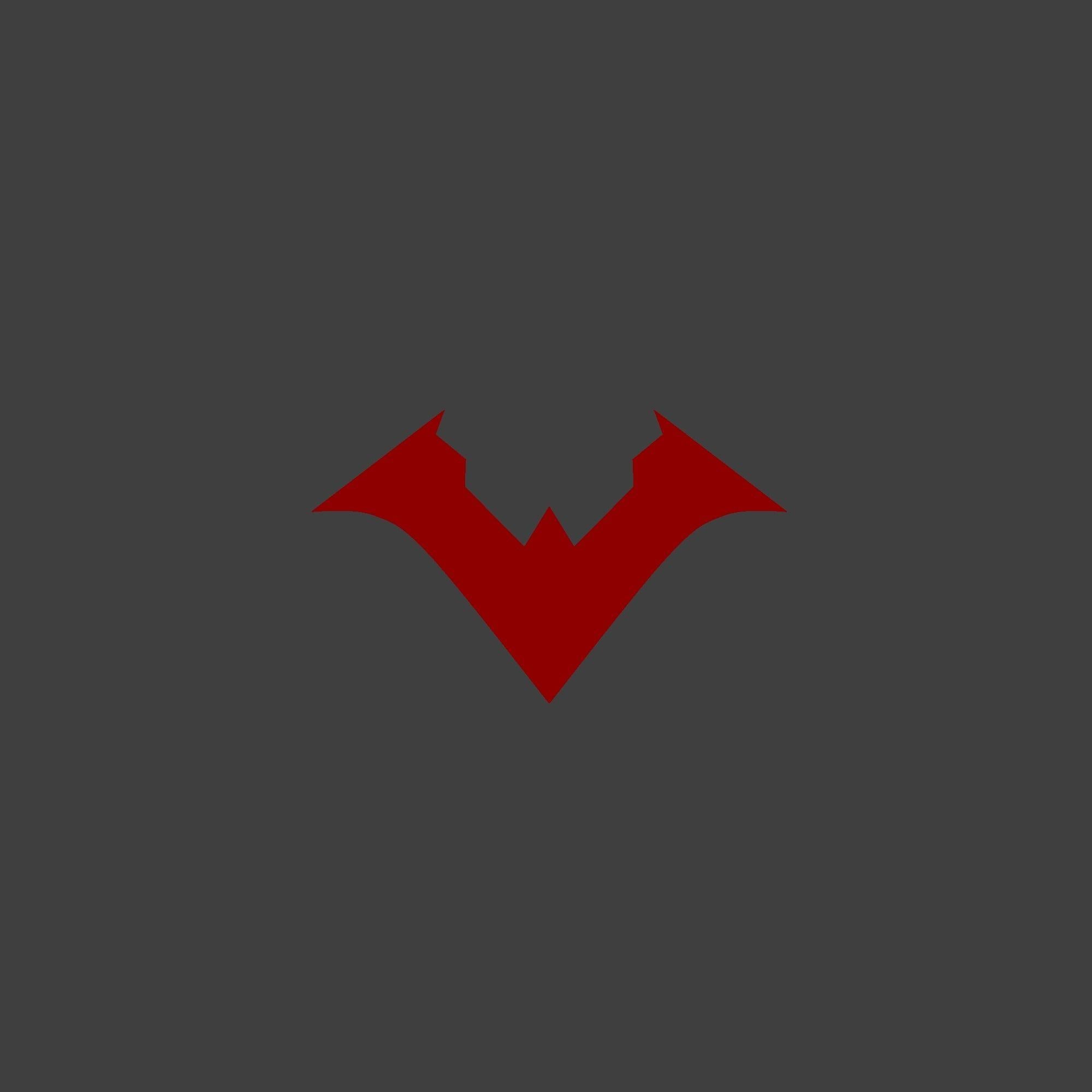 2000x2000 Free download Nu 52 Nightwing logo wallpaper Nightwing Pinterest
