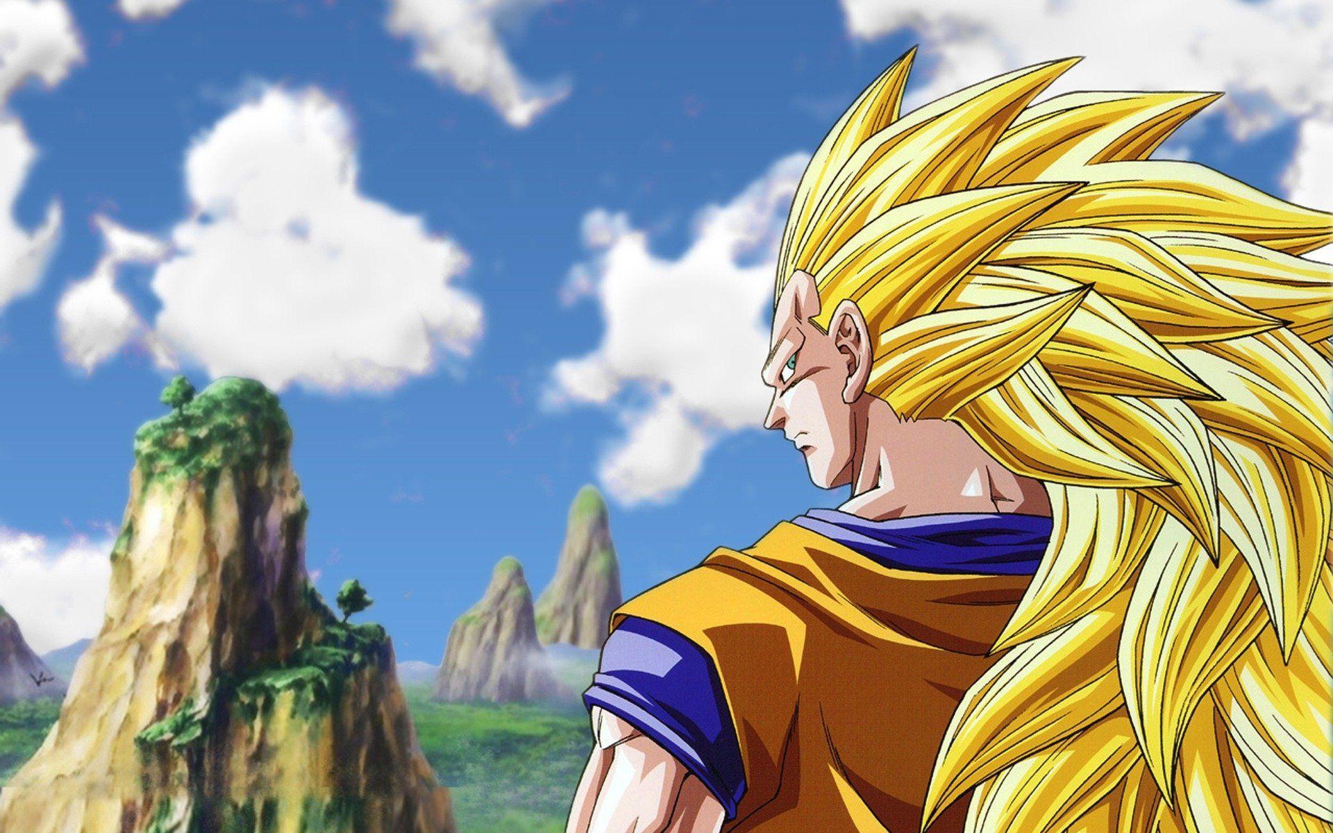 1920x1200 SS3 Goku HD Wallpaper