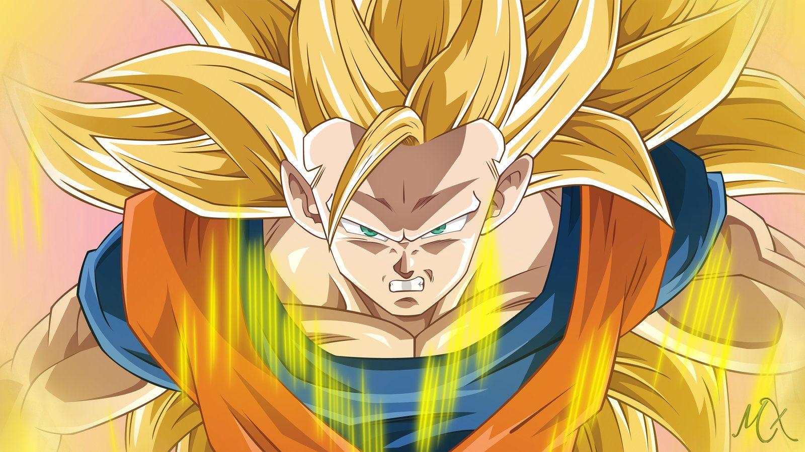 1600x899 Free download Goku SSJ3 by Maniaxoi [1600x899] for your Desktop