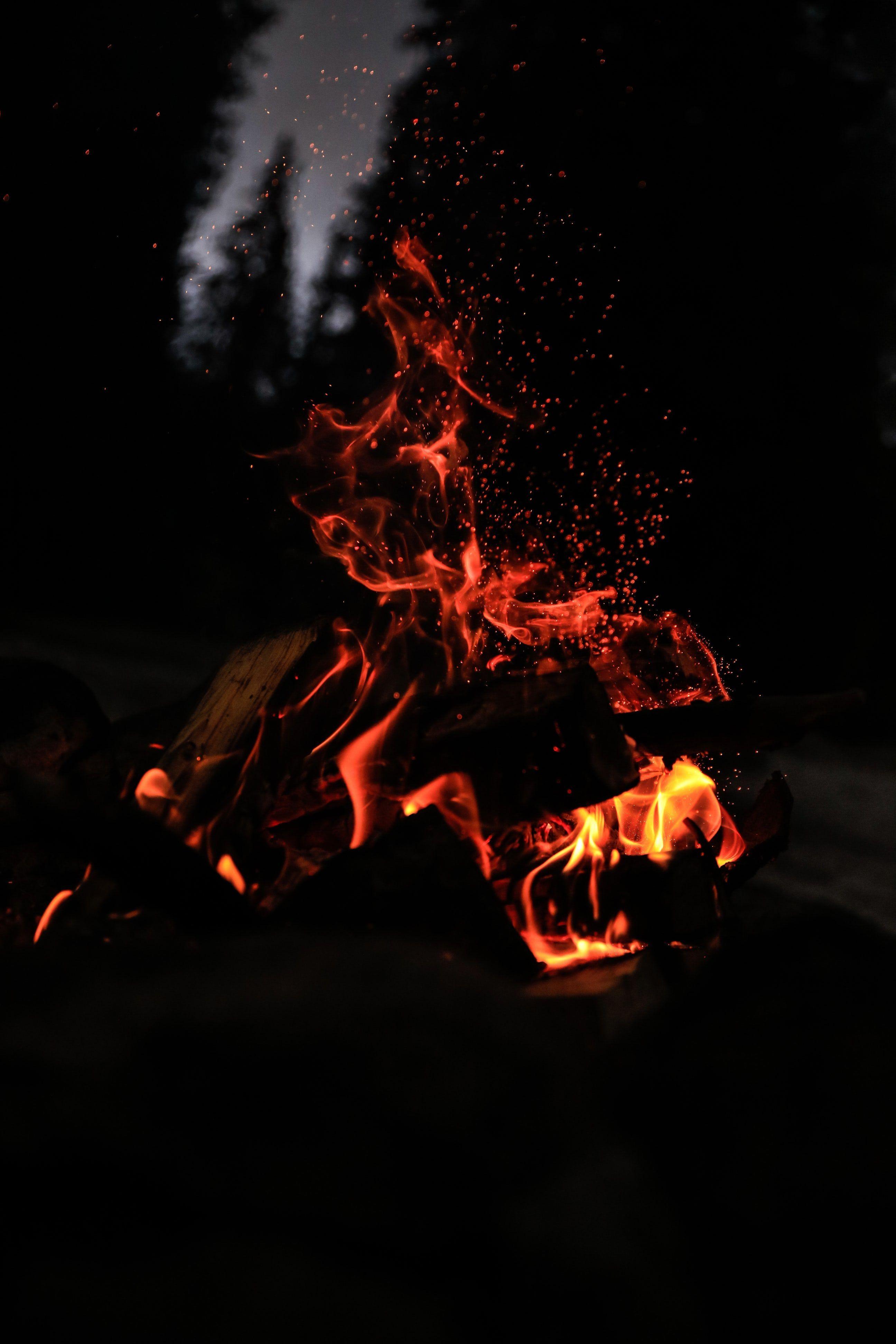 2592x3888 Fire. best free fire, light, night, and firework photo