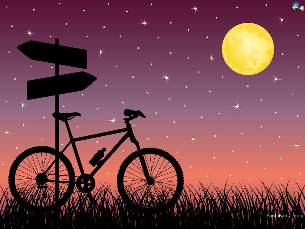 1024x768 HD Creative Bicycle Picture, Full HD Wallpaper