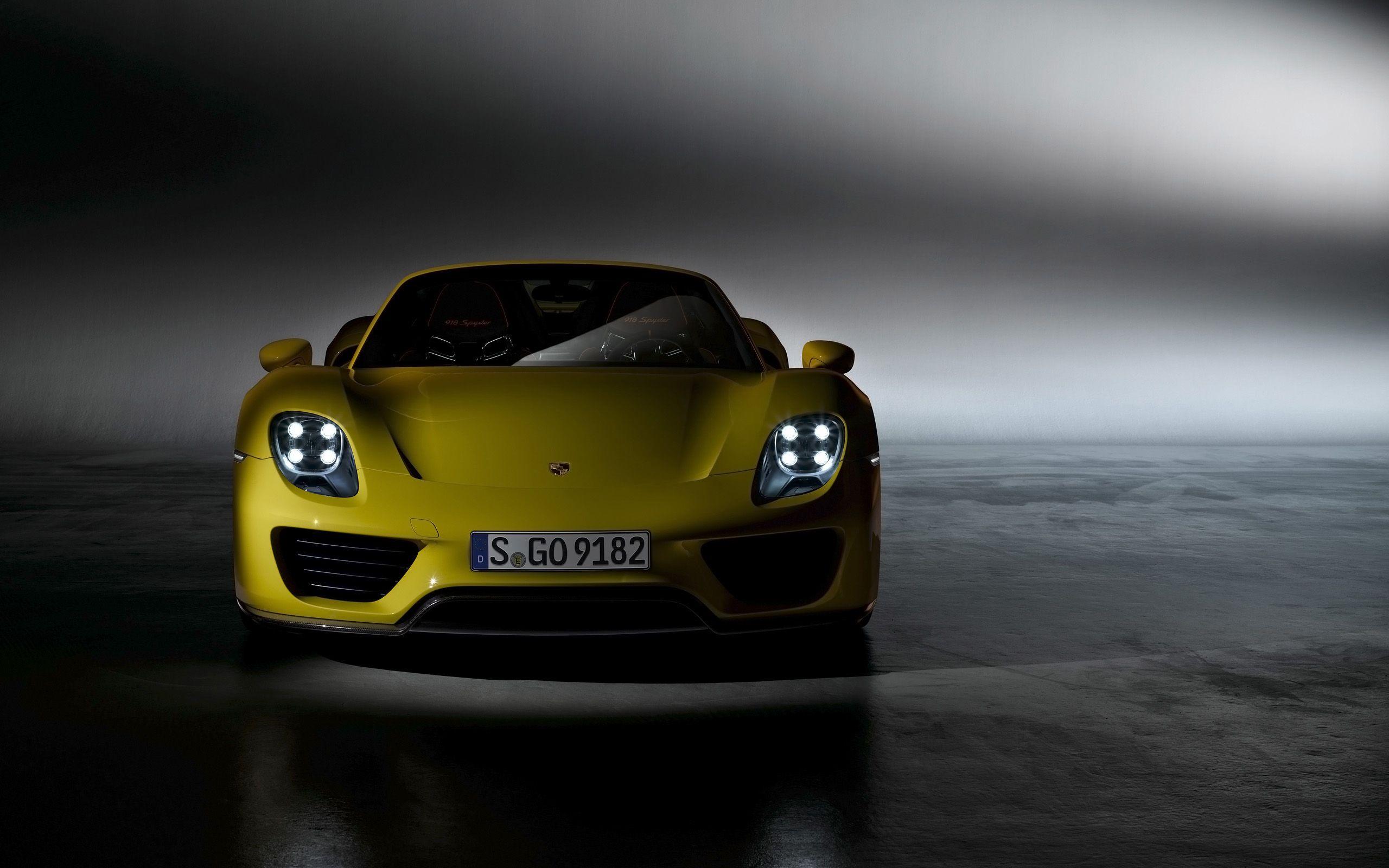 2560x1600 Yellow Porsche Wallpaperx1600