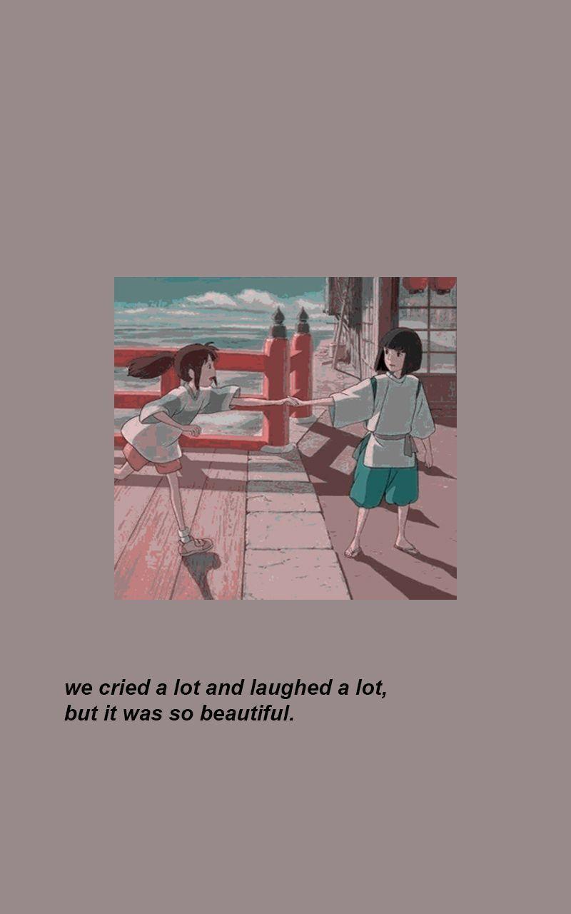 800x1280 Spirited Away Aesthetic Wallpaper