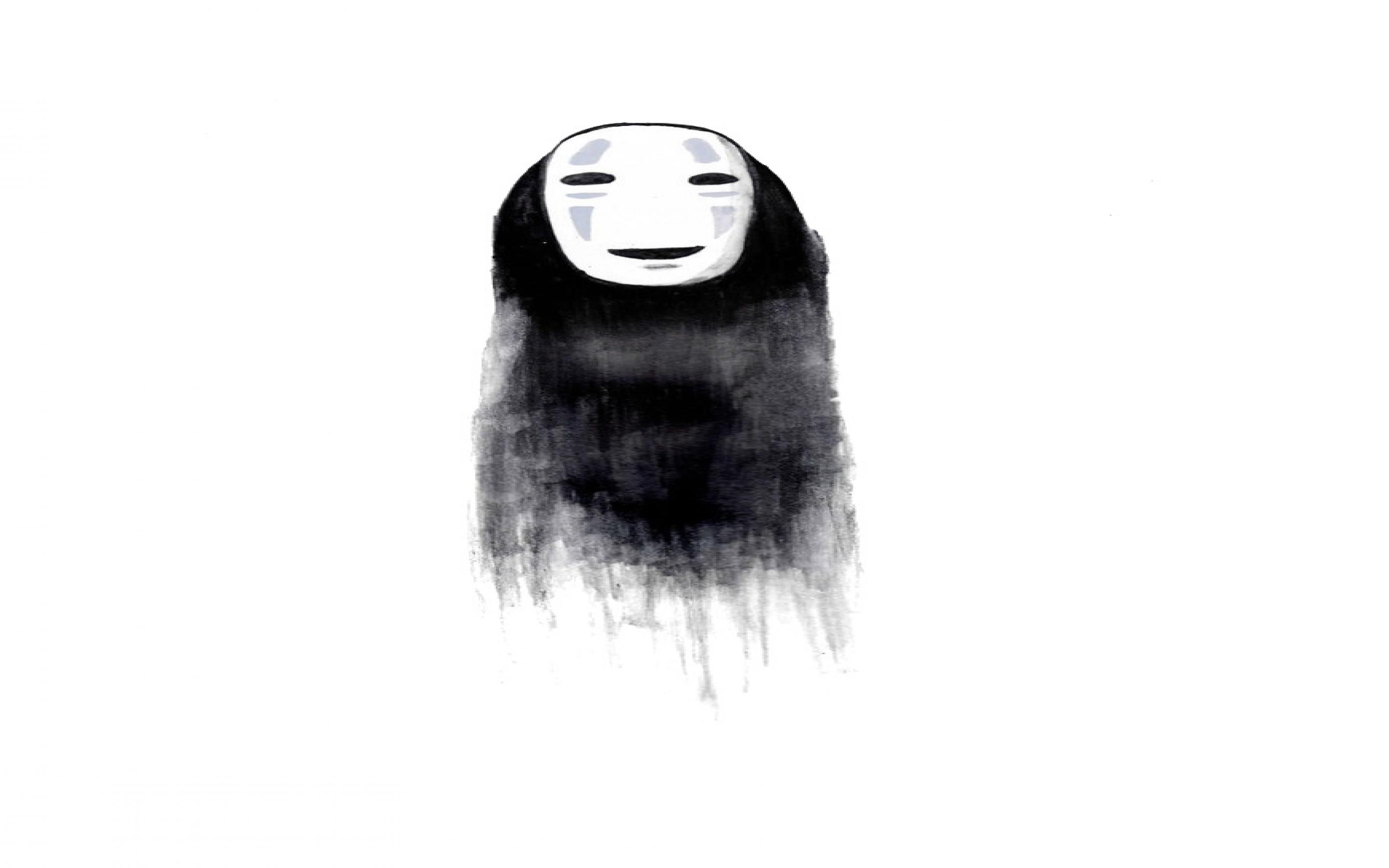 2880x1800 No Face Spirited Away Wallpaper
