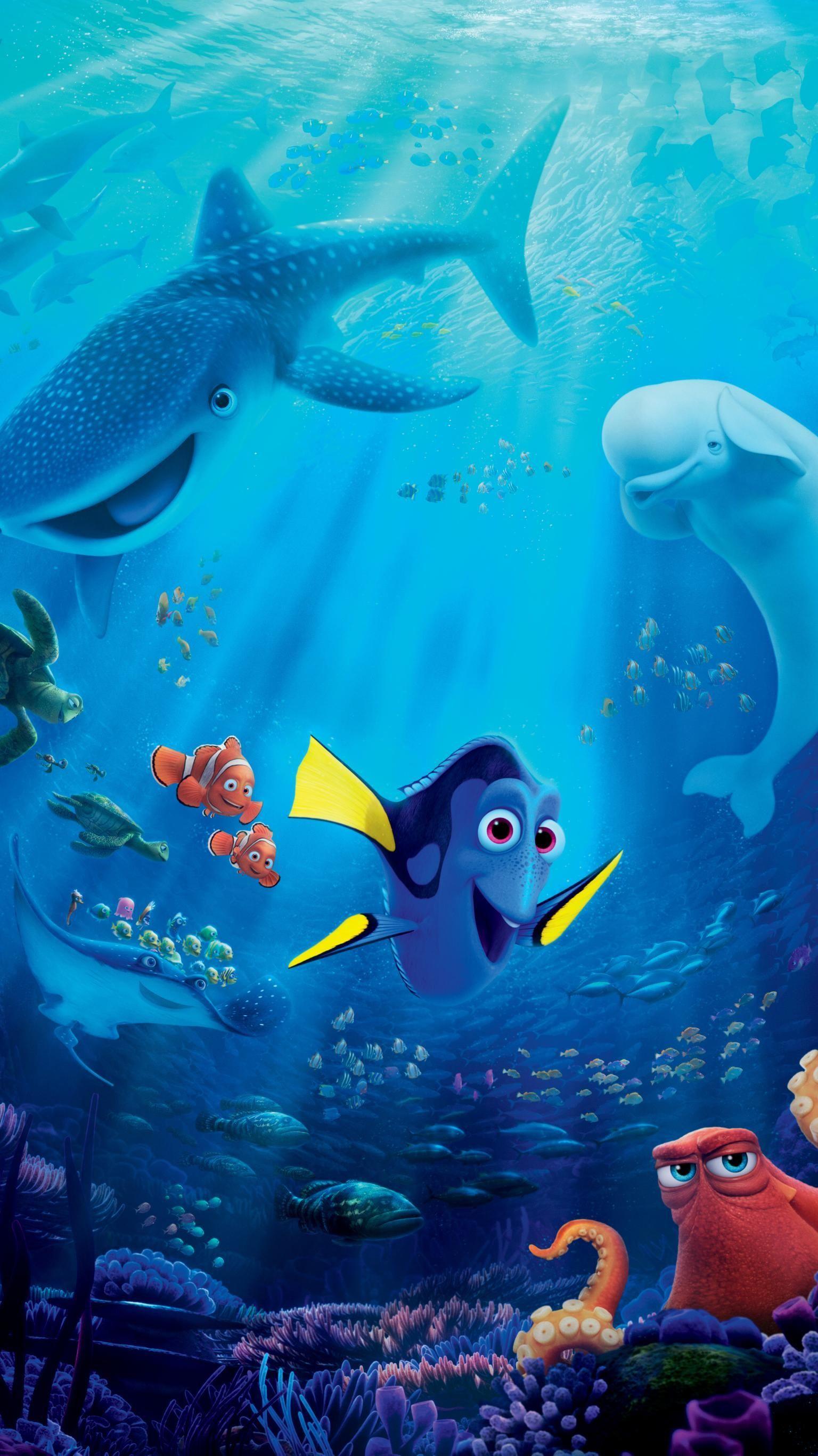 1536x2732 Finding Dory (2016) Phone Wallpaper. Procurando dory, Procurando