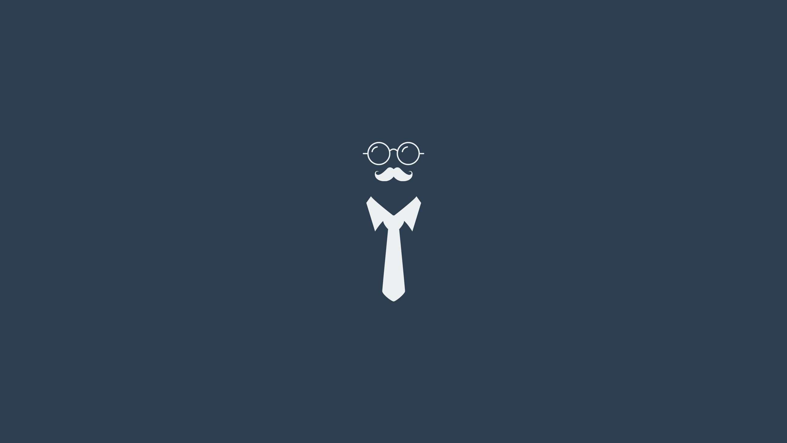 2560x1440 blue, bow, bow tie, cartoon, cartoon character, character, minimal, minimalism, minimalist, minimalistic, moustache, purple, tie wallpaper. Mocah.org HD Wallpaper