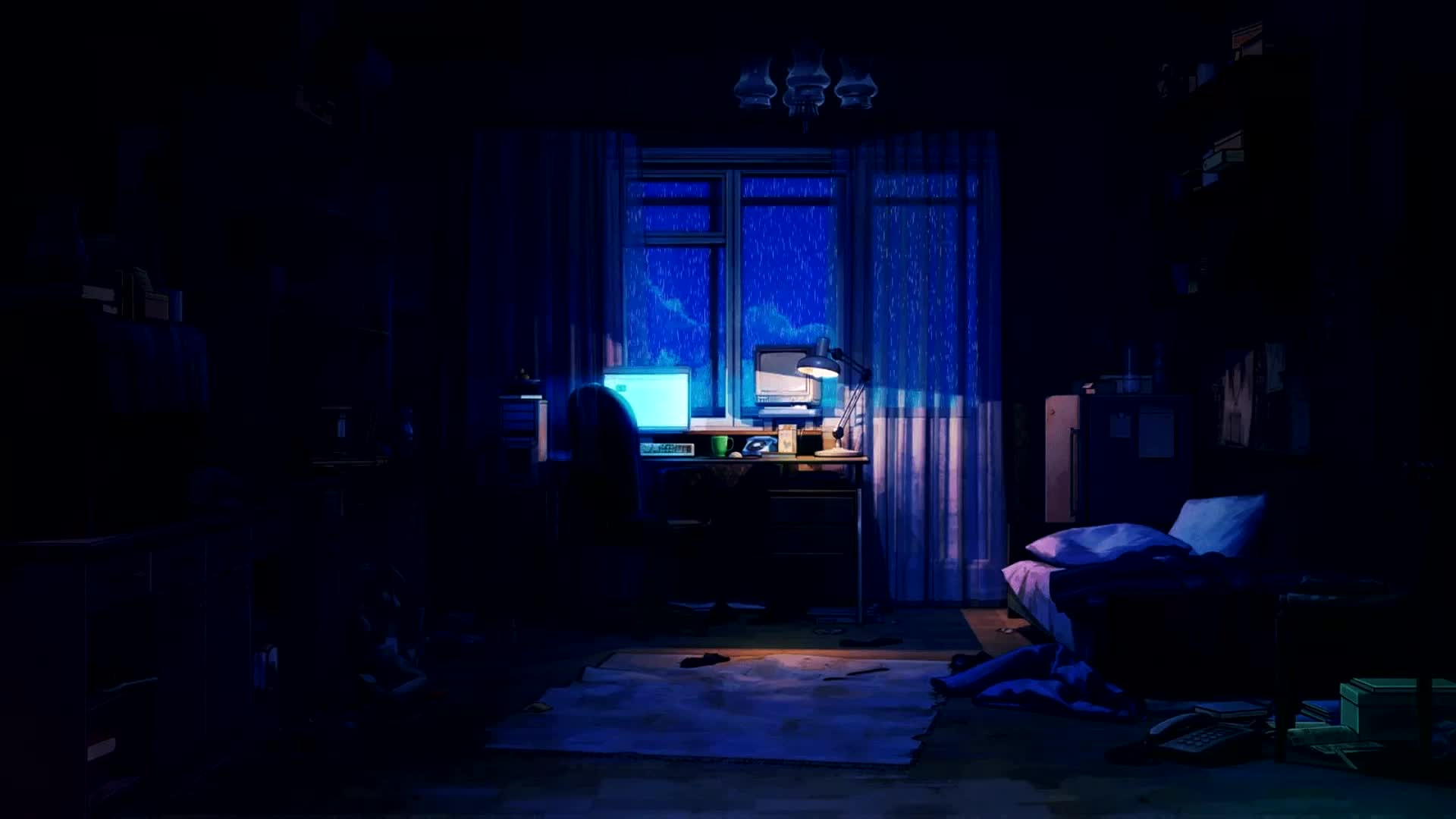 1920x1080 Pixel Computer Rain Live Wallpaper