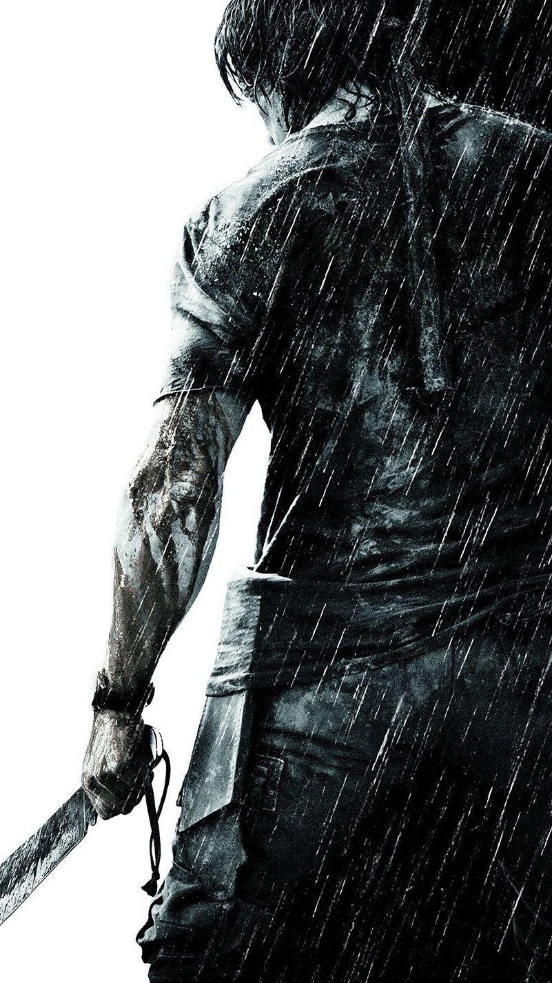 801x1426 Rambo (2008) Phone Wallpaper. Rambo, Stallone, Papel de parede
