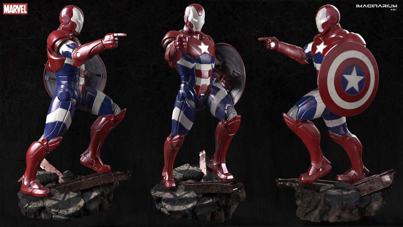 1600x901 Iron Patriot Comic ( Norman Osborn ) 1 4 Scale Statue, Marthin