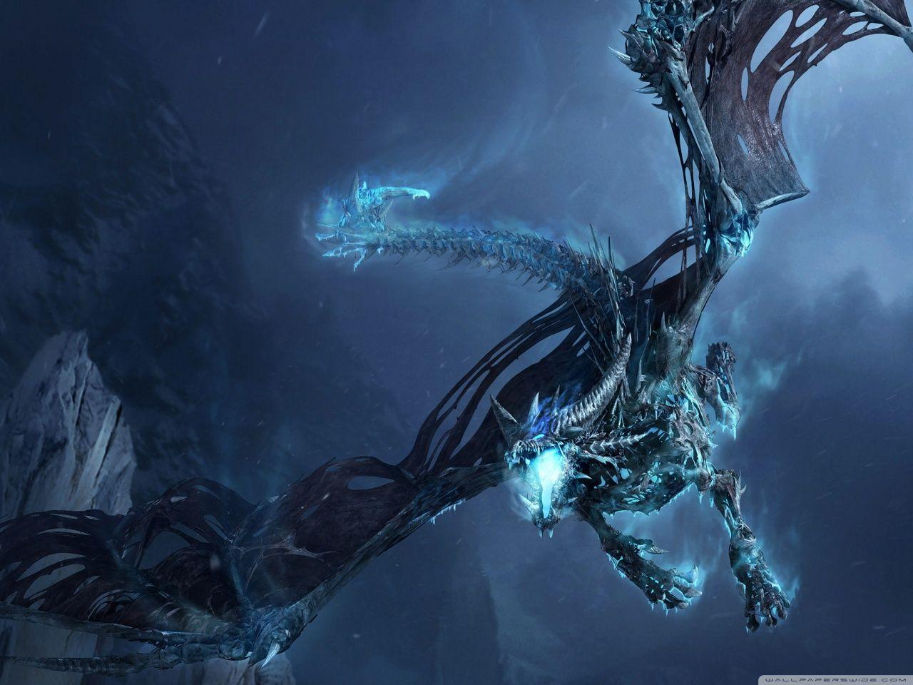 1280x960 World Of Warcraft Ice Dragon Ultra HD Desktop Background Wallpaper