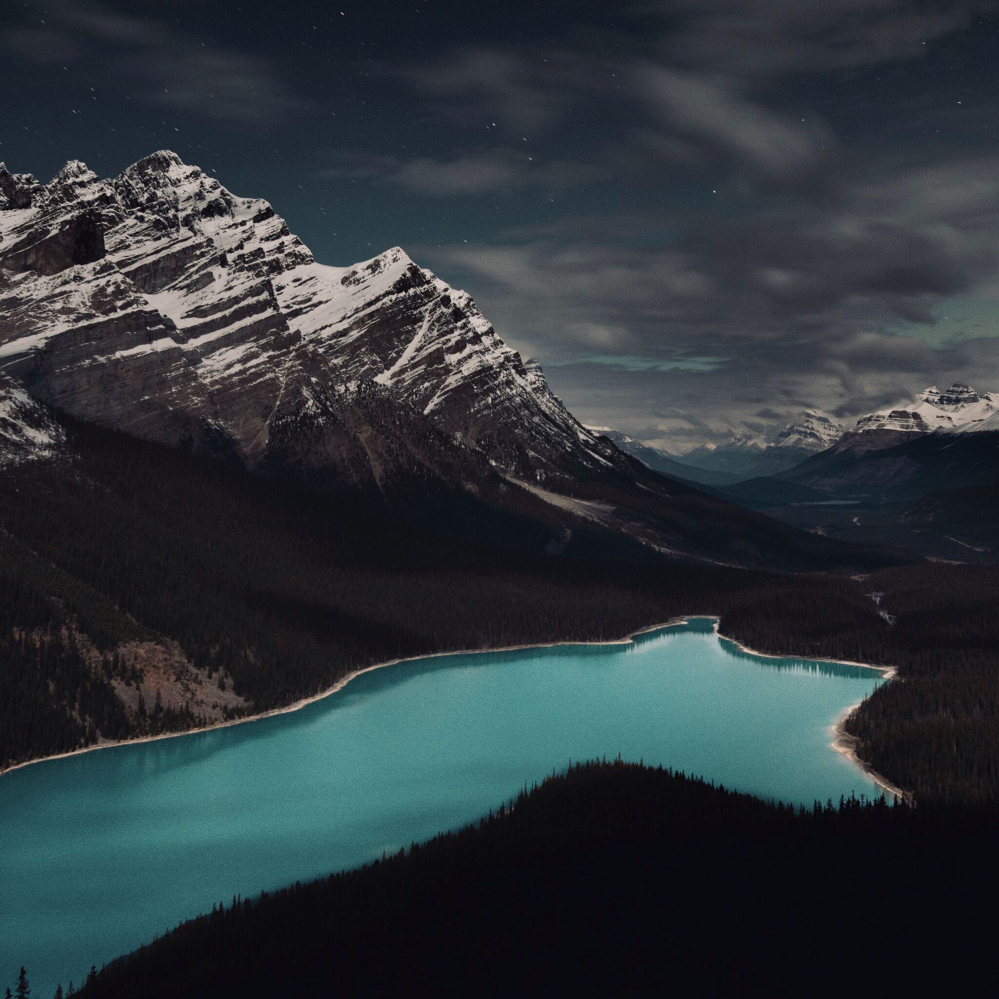 2048x2048 Peyto Lake Banff Canada 5k iPad Air HD 4k Wallpaper
