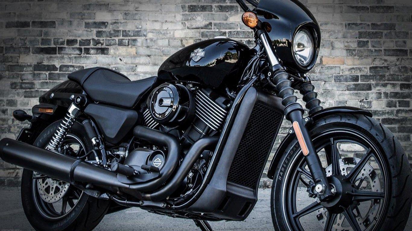 1366x768 Popula Harley Davidson Street 750 Black Bike