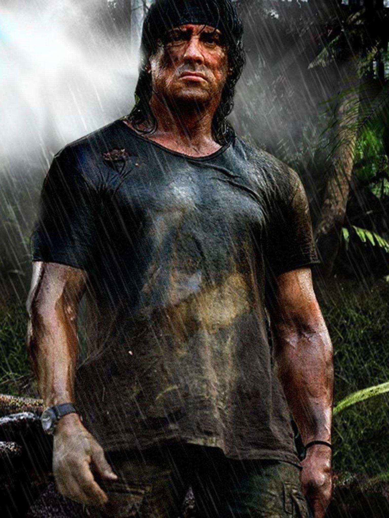 1536x2048 Rambo Wallpaper