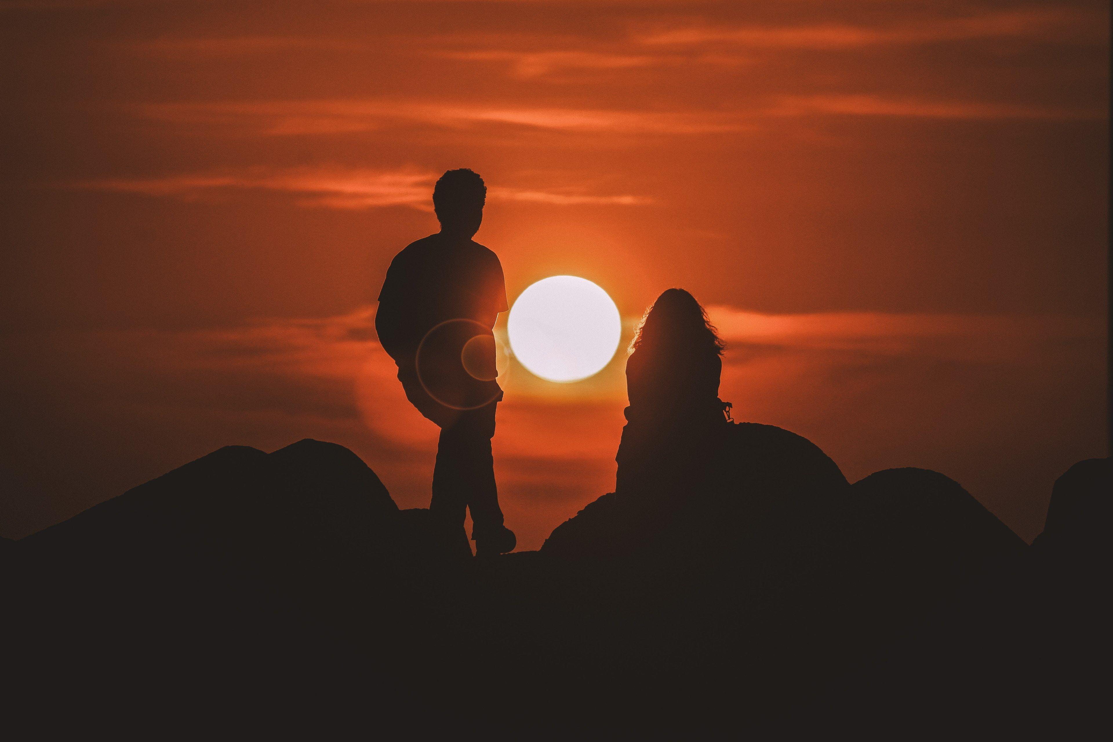 3840x2560 Wallpaper / sunset romantic 4k wallpaper