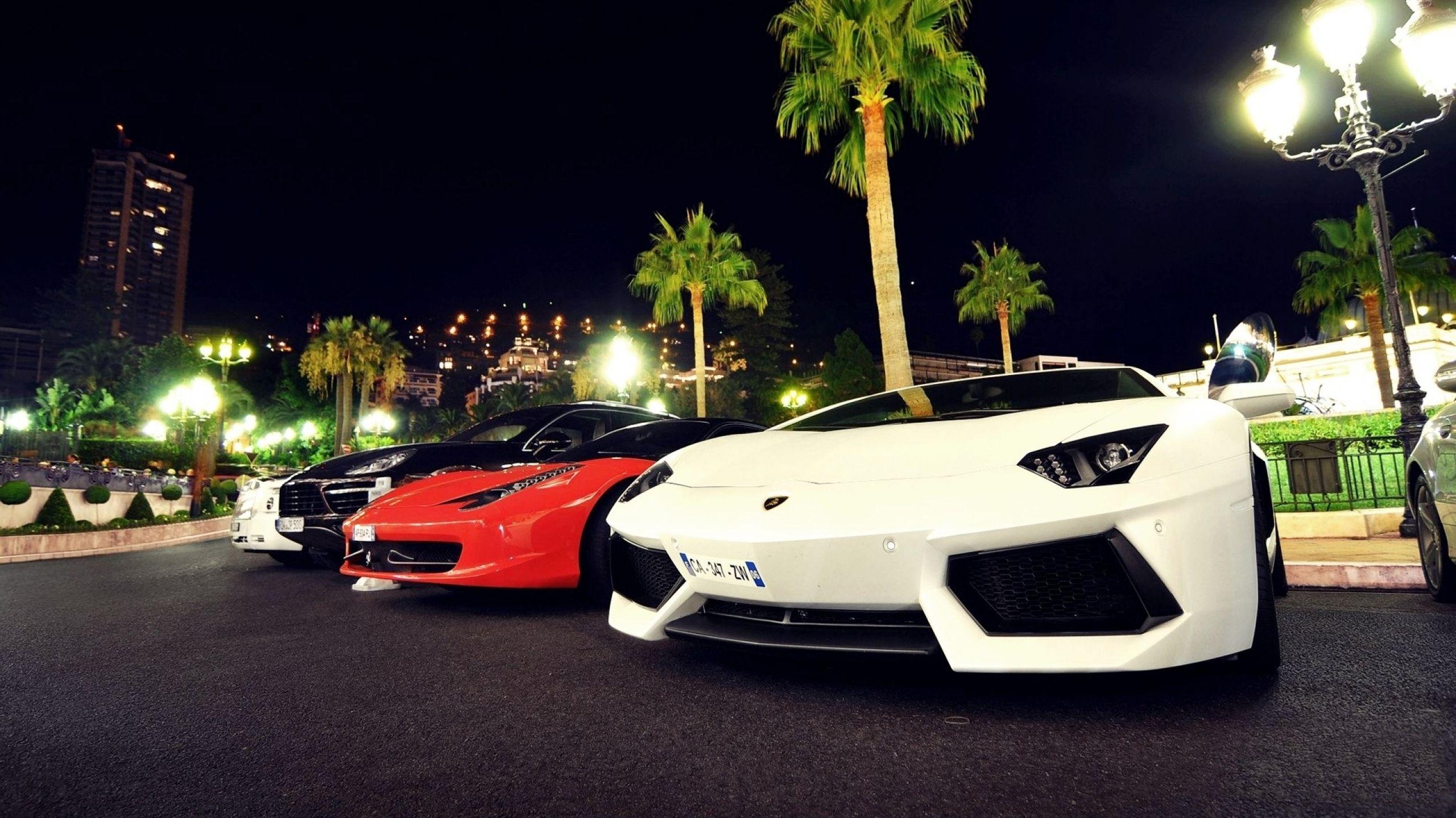 2560x1440 Lamborghini and Ferrari wallpaperx1440