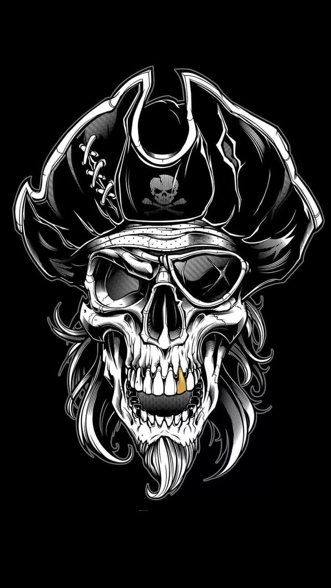 1080x1920 Cool Skull iPhone Wallpaper: Image