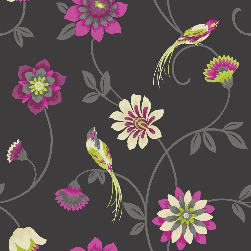 Black and Pink Floral Wallpapers - Top Free Black and Pink Floral  Backgrounds - WallpaperAccess