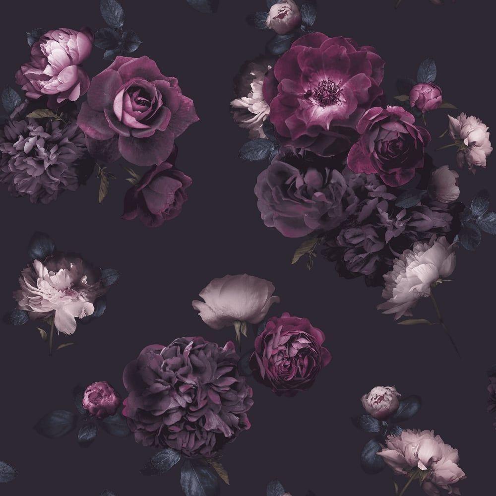 1000x1000 Arthouse Euphoria Floral Pattern Wallpaper Pink Rose Flower Motif