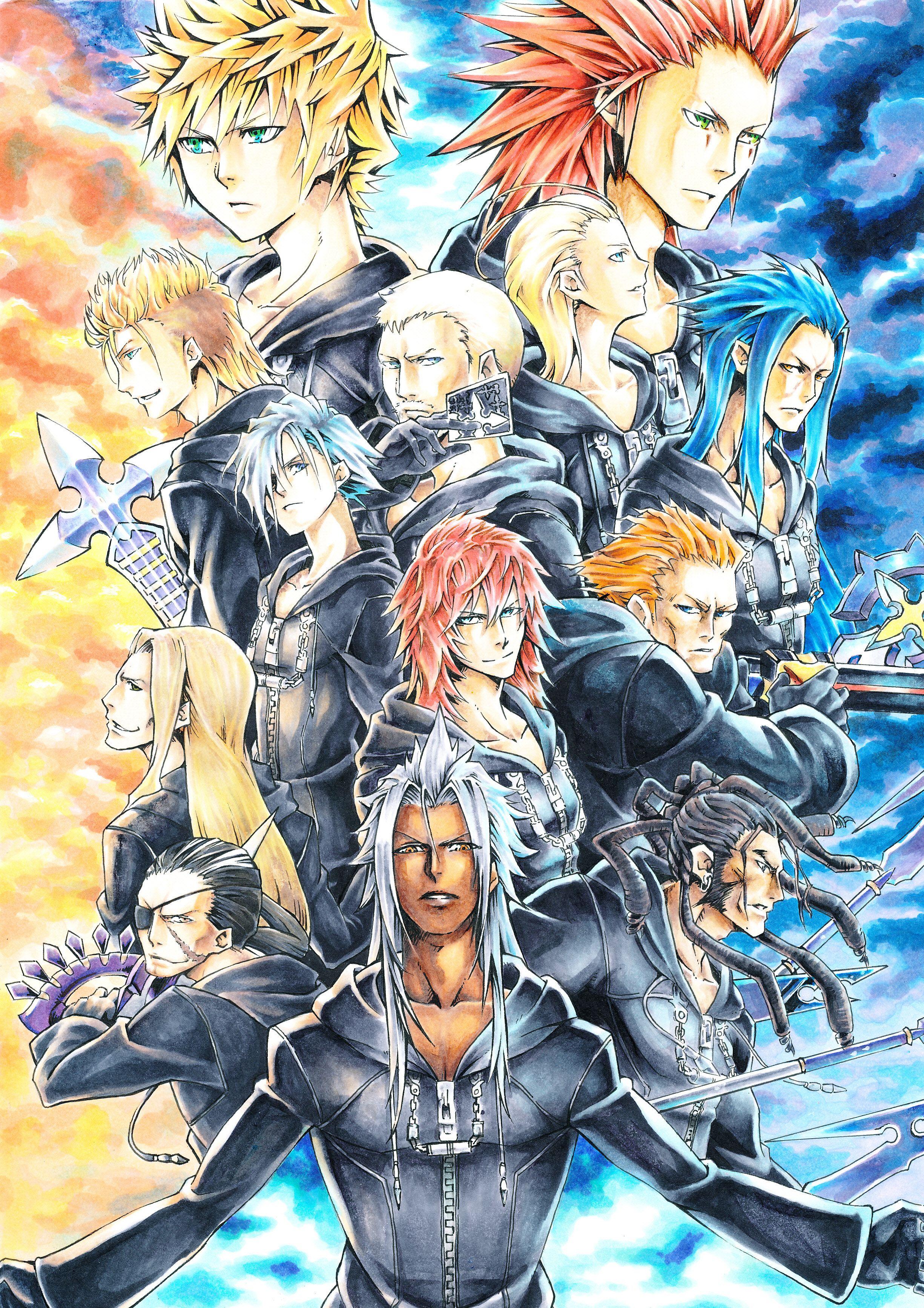 2450x3468 Larxene, Mobile Wallpaper Anime Image Board