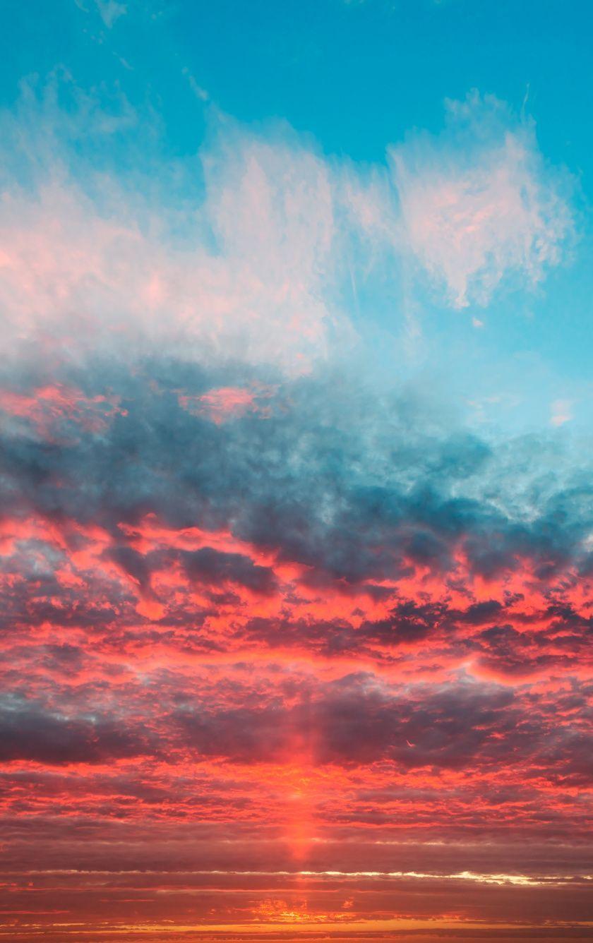 840x1336 Sunset Skies Wallpaper