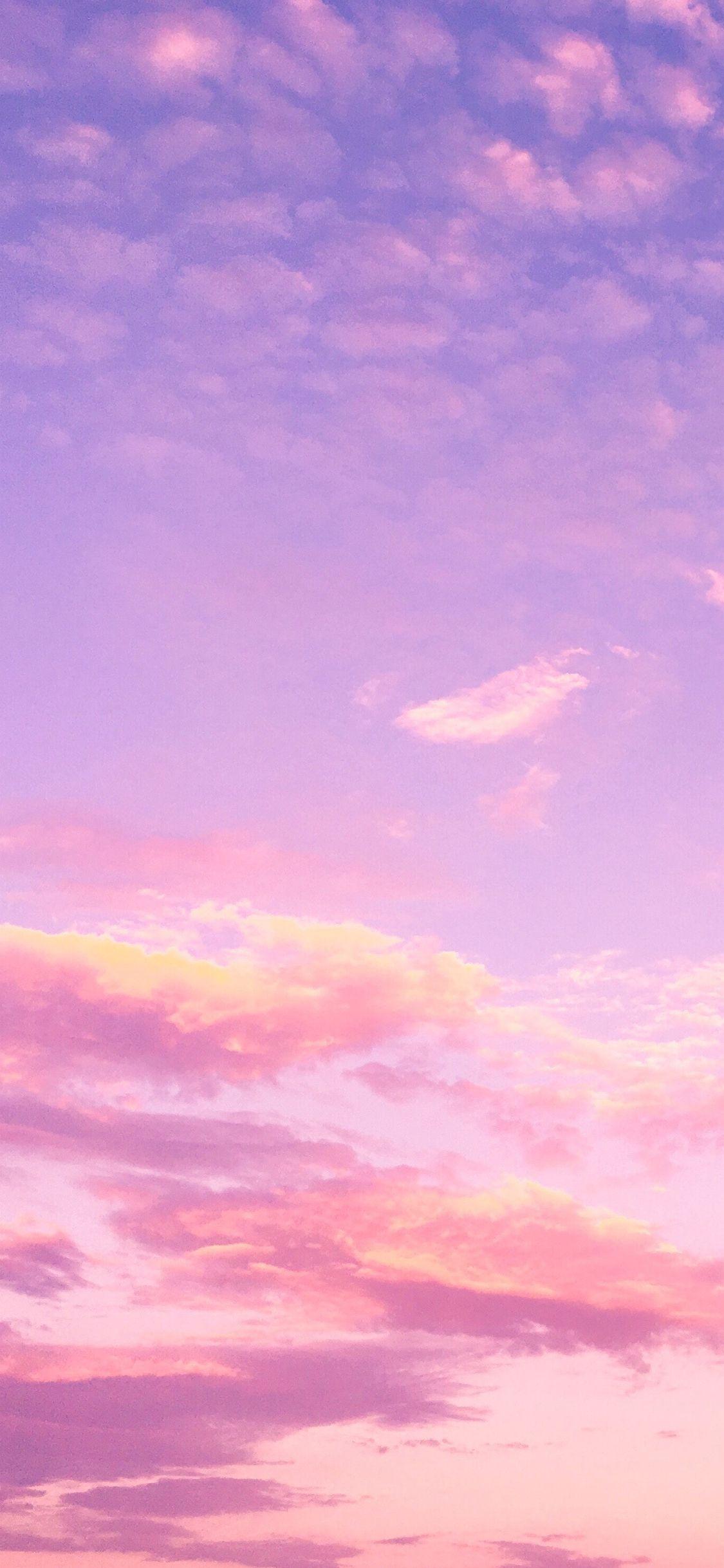 1125x2436 Purple Sky iPhone X Wallpaper HD High Resolution 1125 x 2436