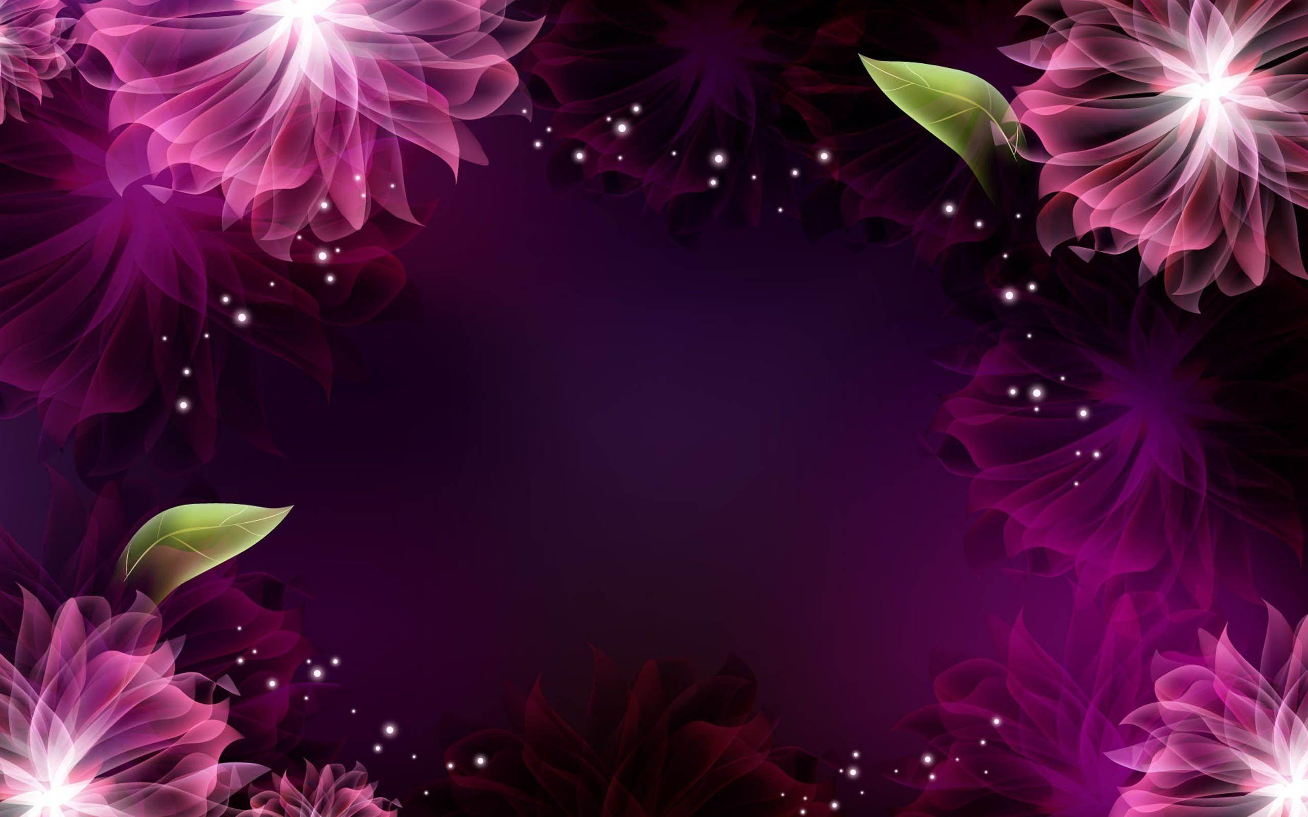 2560x1600 Purple Flower Background