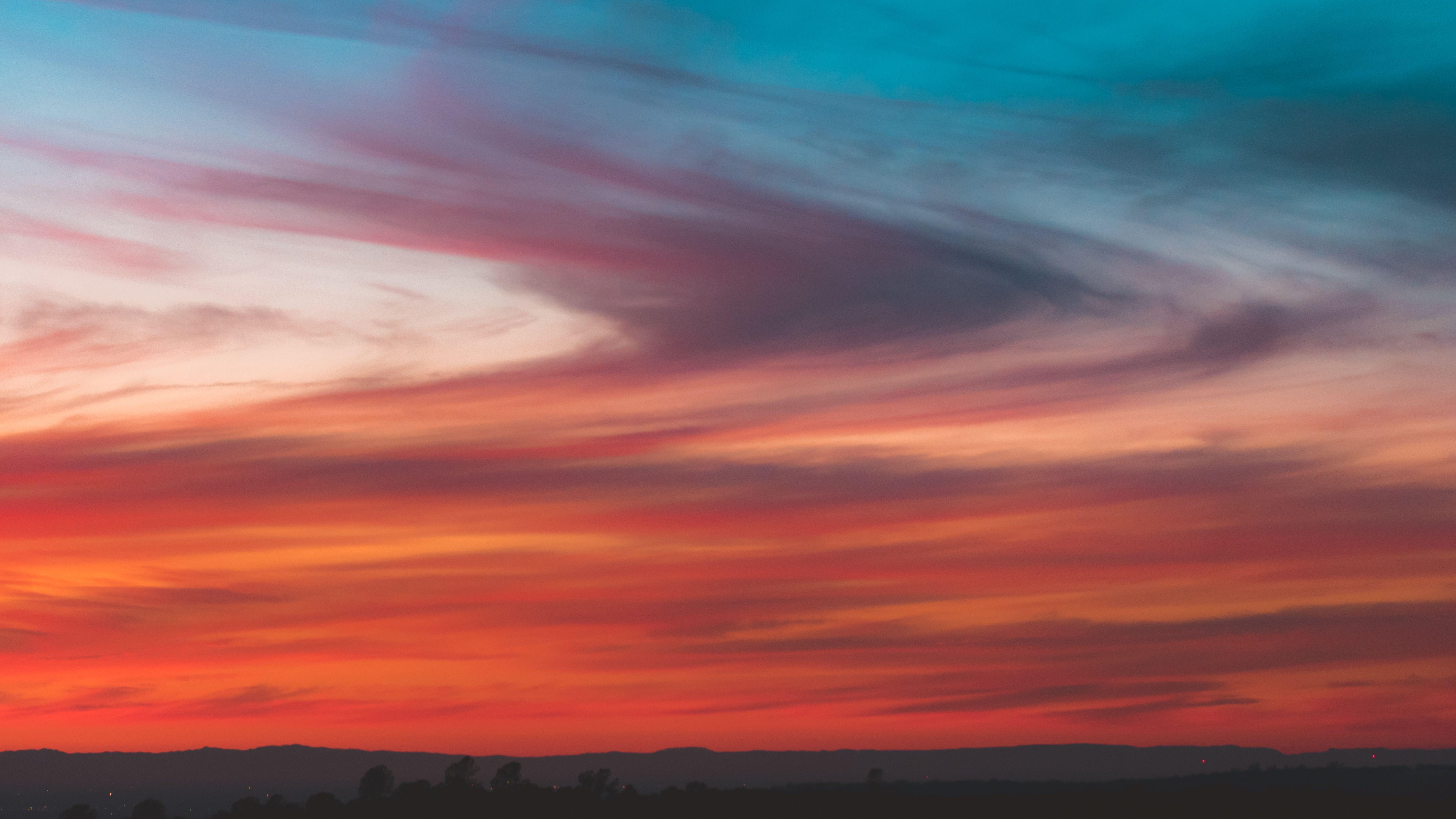 6000x3375 Orange Sky Wallpaper