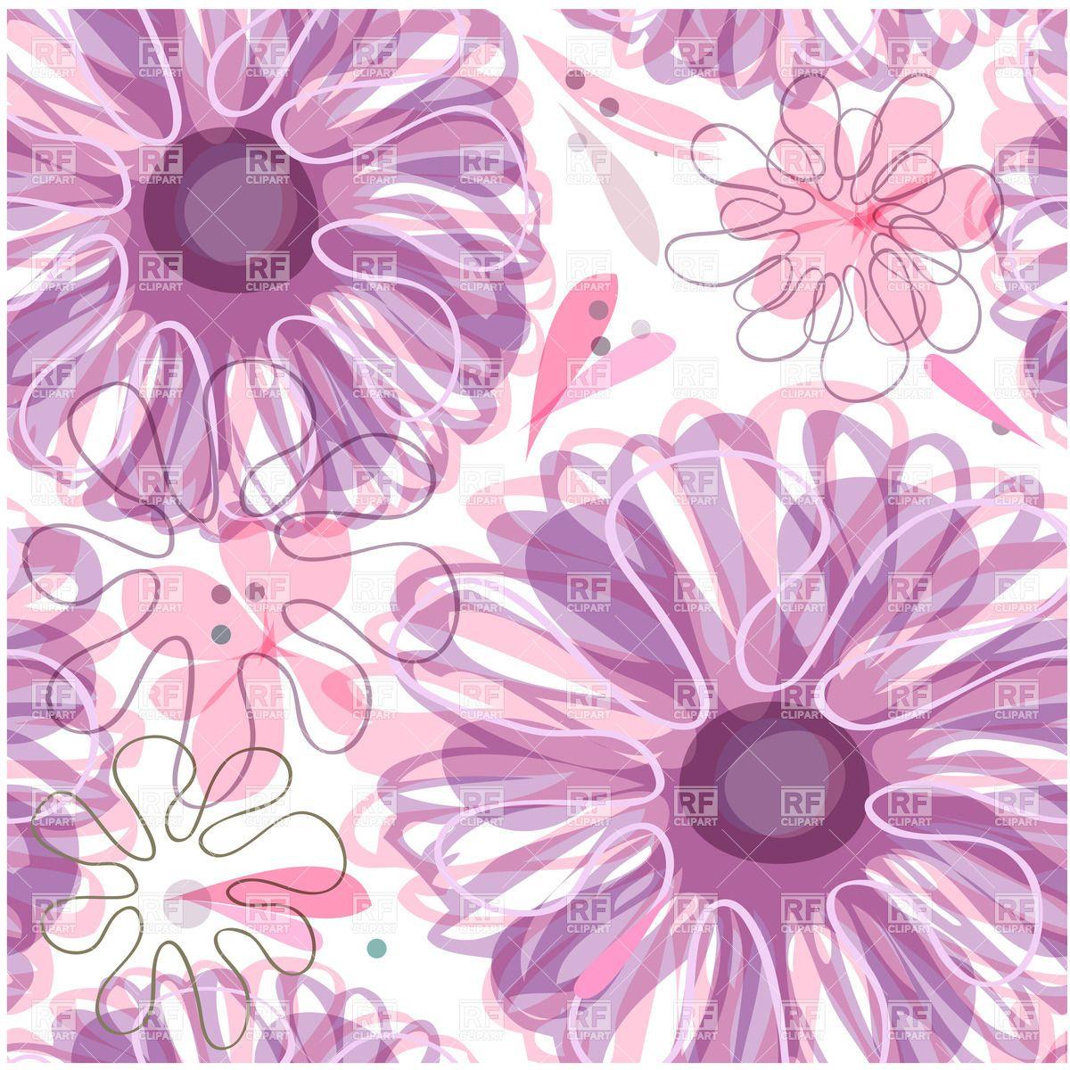 1200x1200 Purple Floral Background