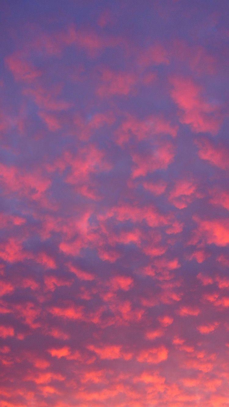 750x1334 Sunset Cloud Sky Pattern Background Wallpaper