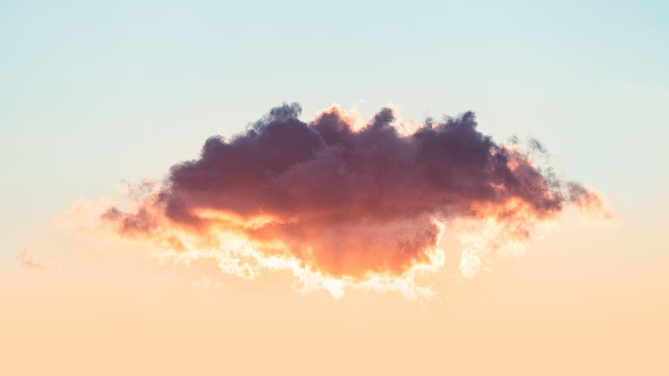 1366x768 Black Orange Clouds 5k 1366x768 Resolution HD 4k