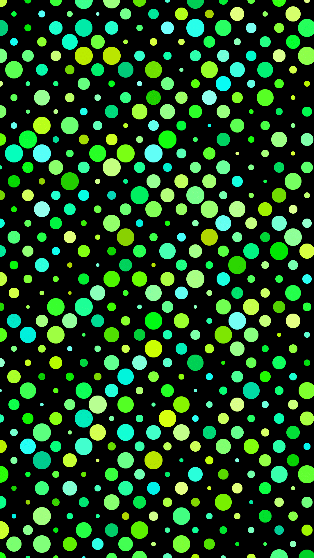 1080x1920 Colorful Polka Dot Wallpaper HD: iPhone, Android, Desktop