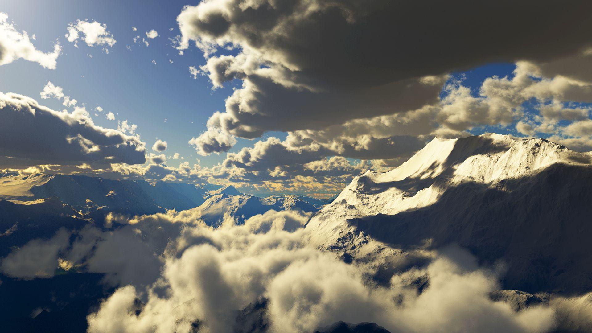 1920x1080 Cloud HD Background. Cloud Kingdom