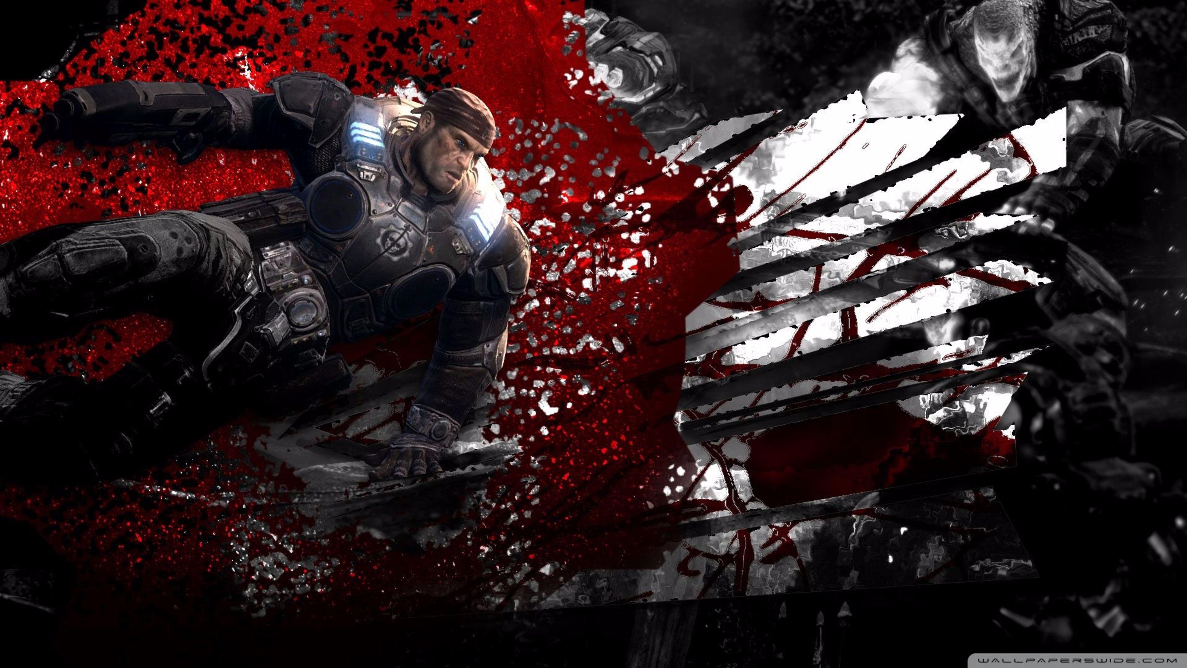3840x2160 Gears of War Christmas Wallpaper