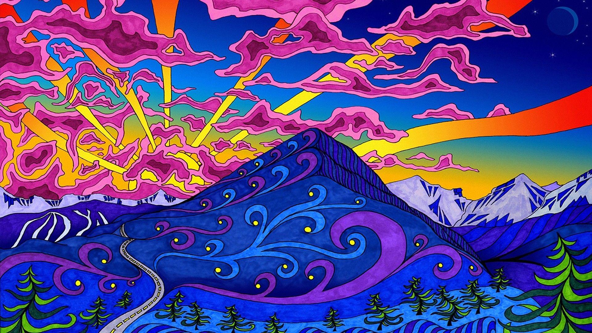 1920x1080 Trippy Art Background Gallery (69 Plus) PIC WPT406690