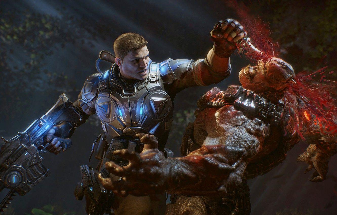 1332x850 Wallpaper Gears of War, Xbox One, Microsoft Studios, Gears of War