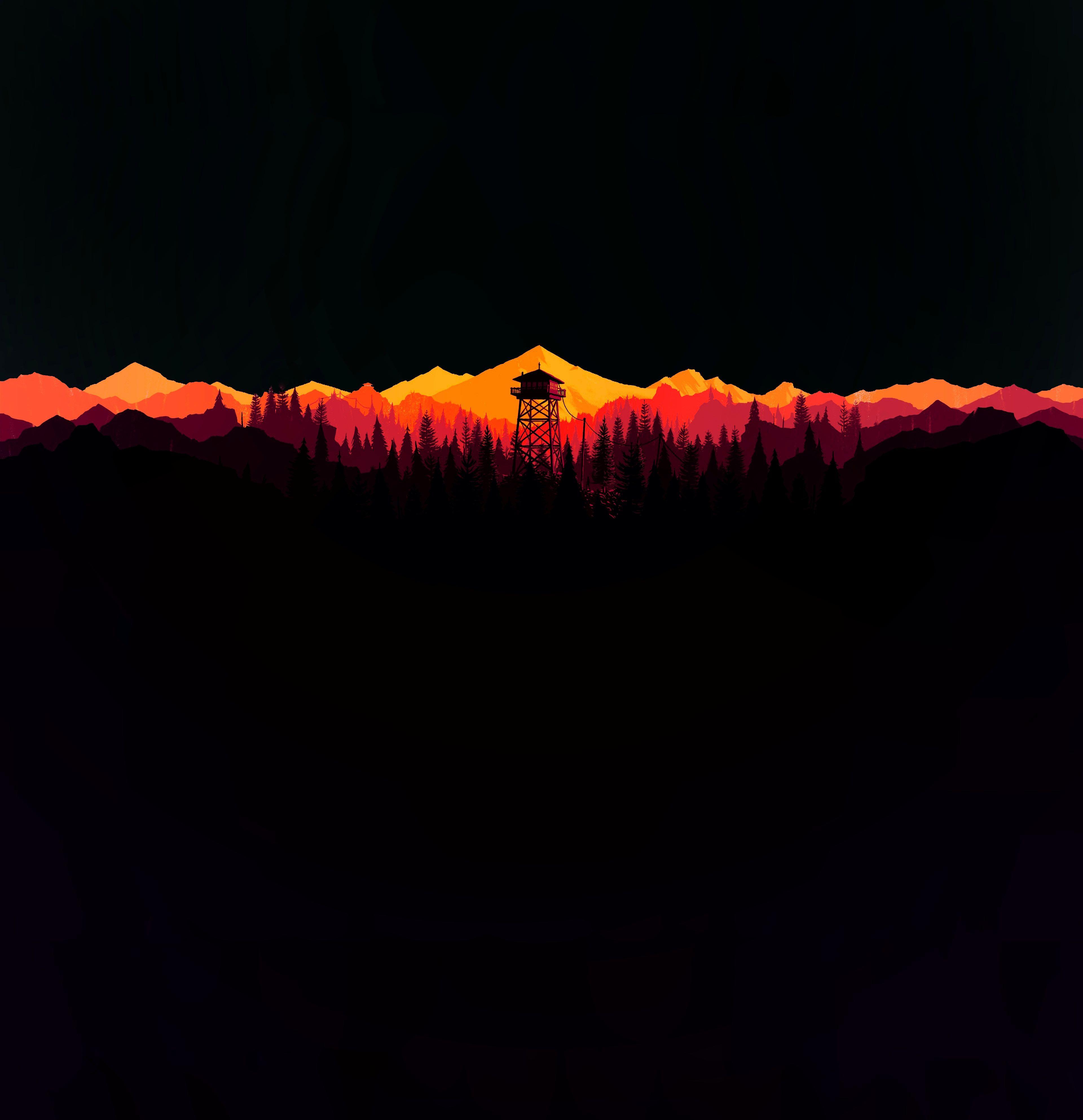 3840x3970 Self Edited Watchtower Wallpaper For OLED Devices