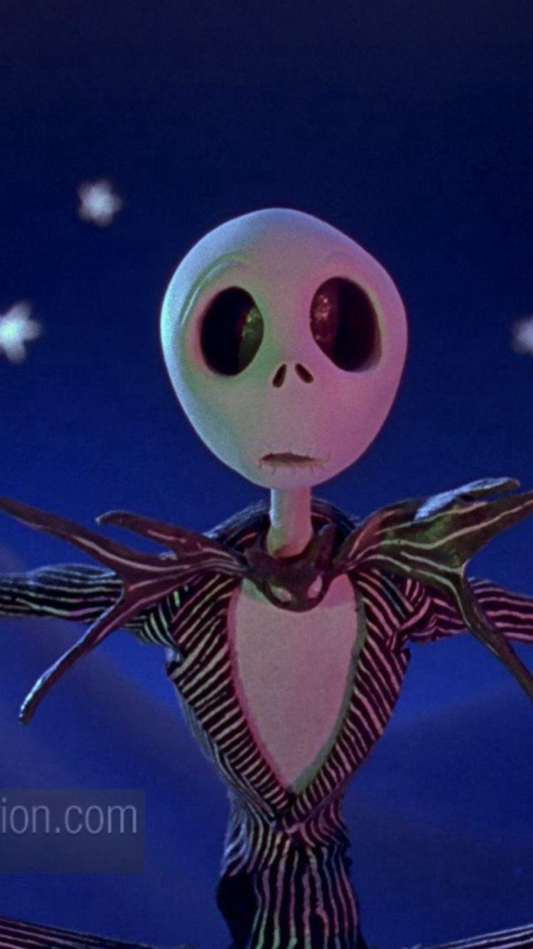 750x1334 Night Jack Skellington iPhone 6 Wallpaper for Halloween