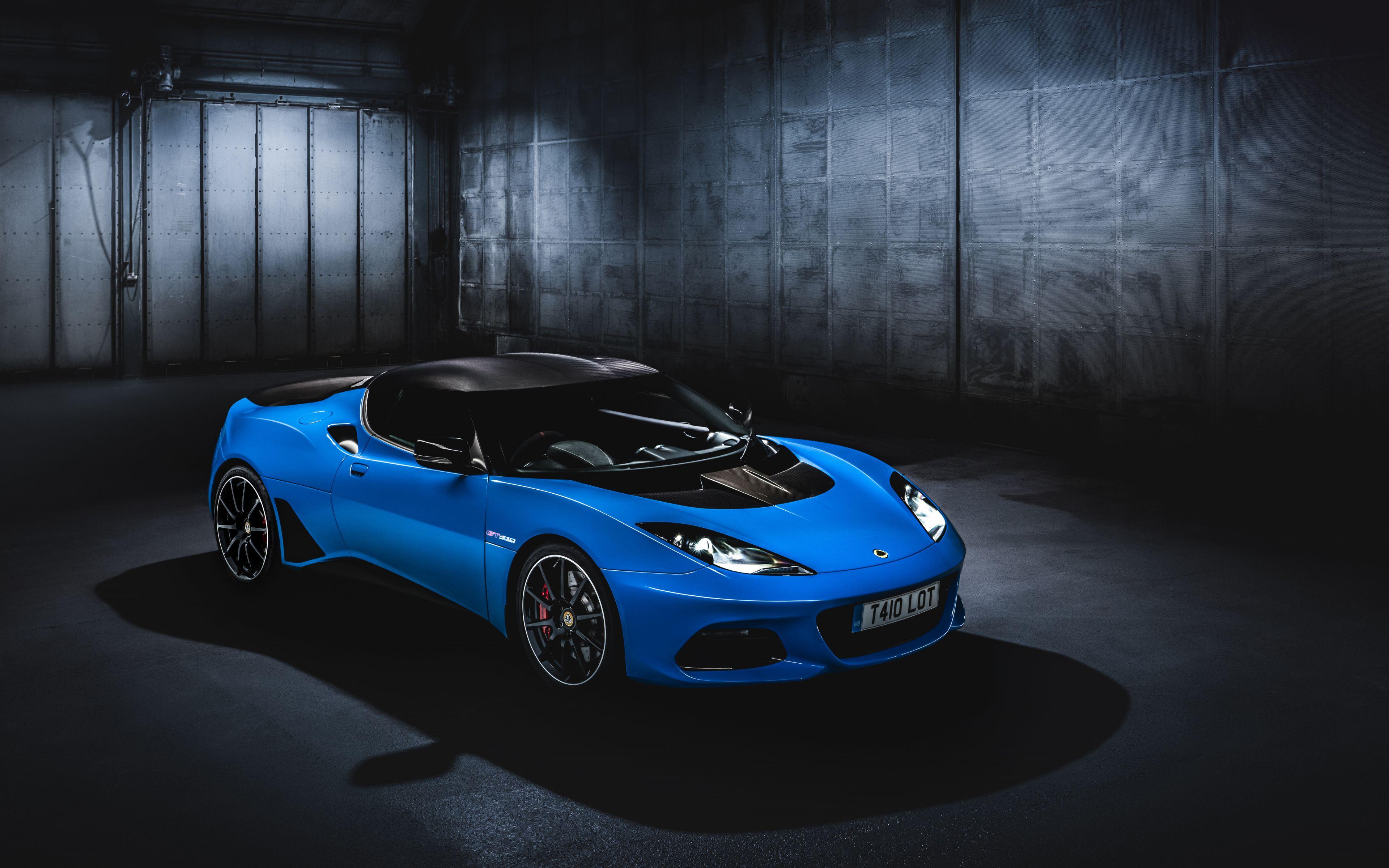 3840x2400 Download Lotus Evora GT, blue sport car wallpaper, 3840x 4K