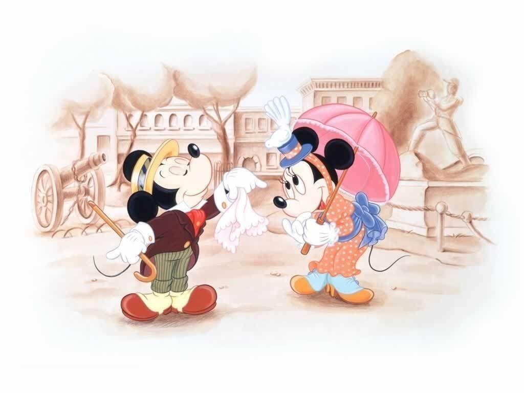 1024x768 Mickey And Minnie Wallpaper Disney Wallpaper