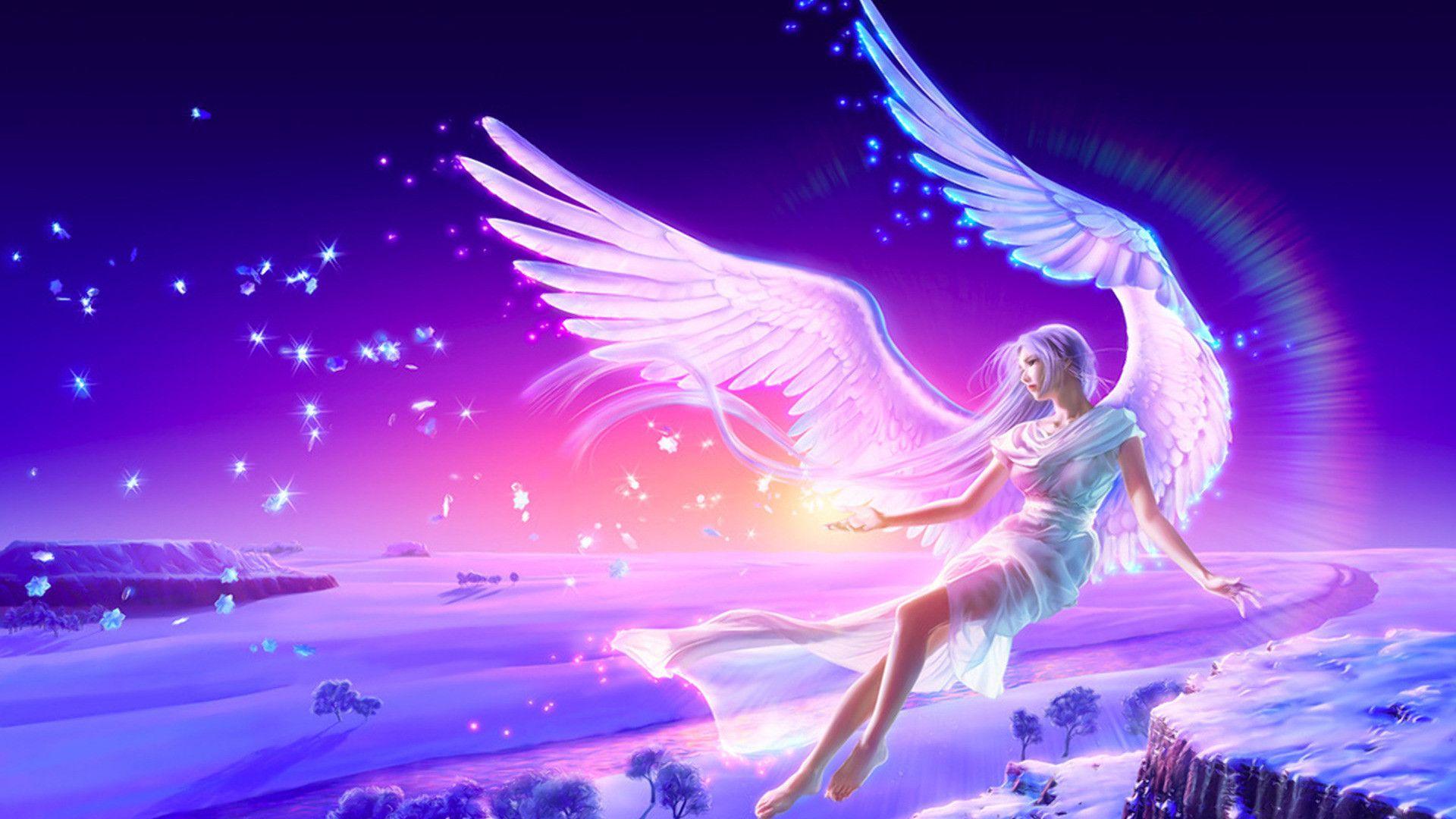 1920x1080 Pink Fairy Background
