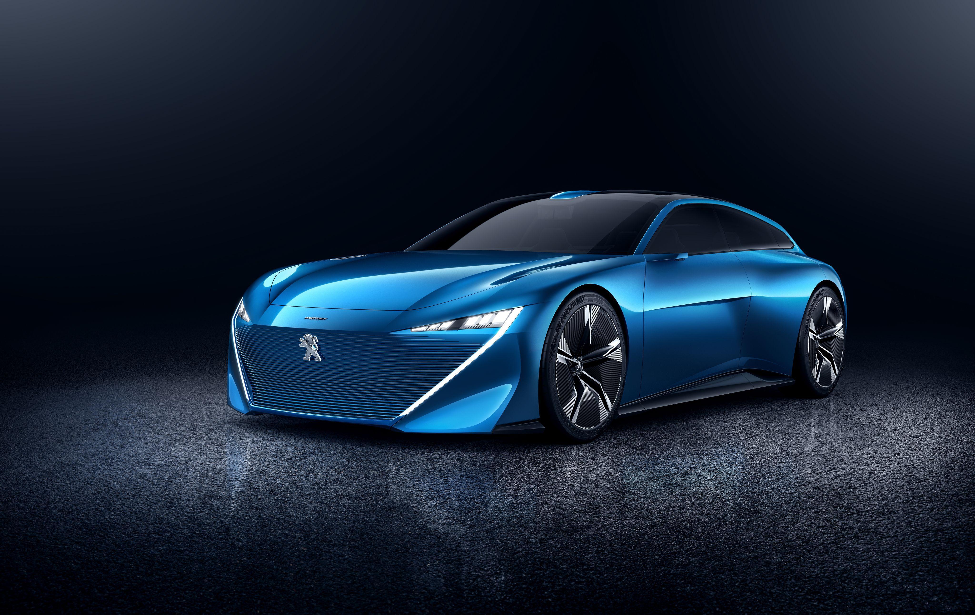 4096x2584 #Peugeot Instinct, #Self Driving Cars, #Concept Cars, K