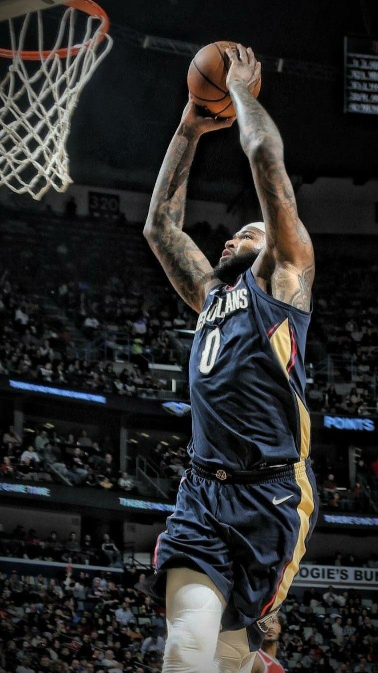 757x1346 Demarcus Cousins wallpaper. New orleans pelicans, Professional