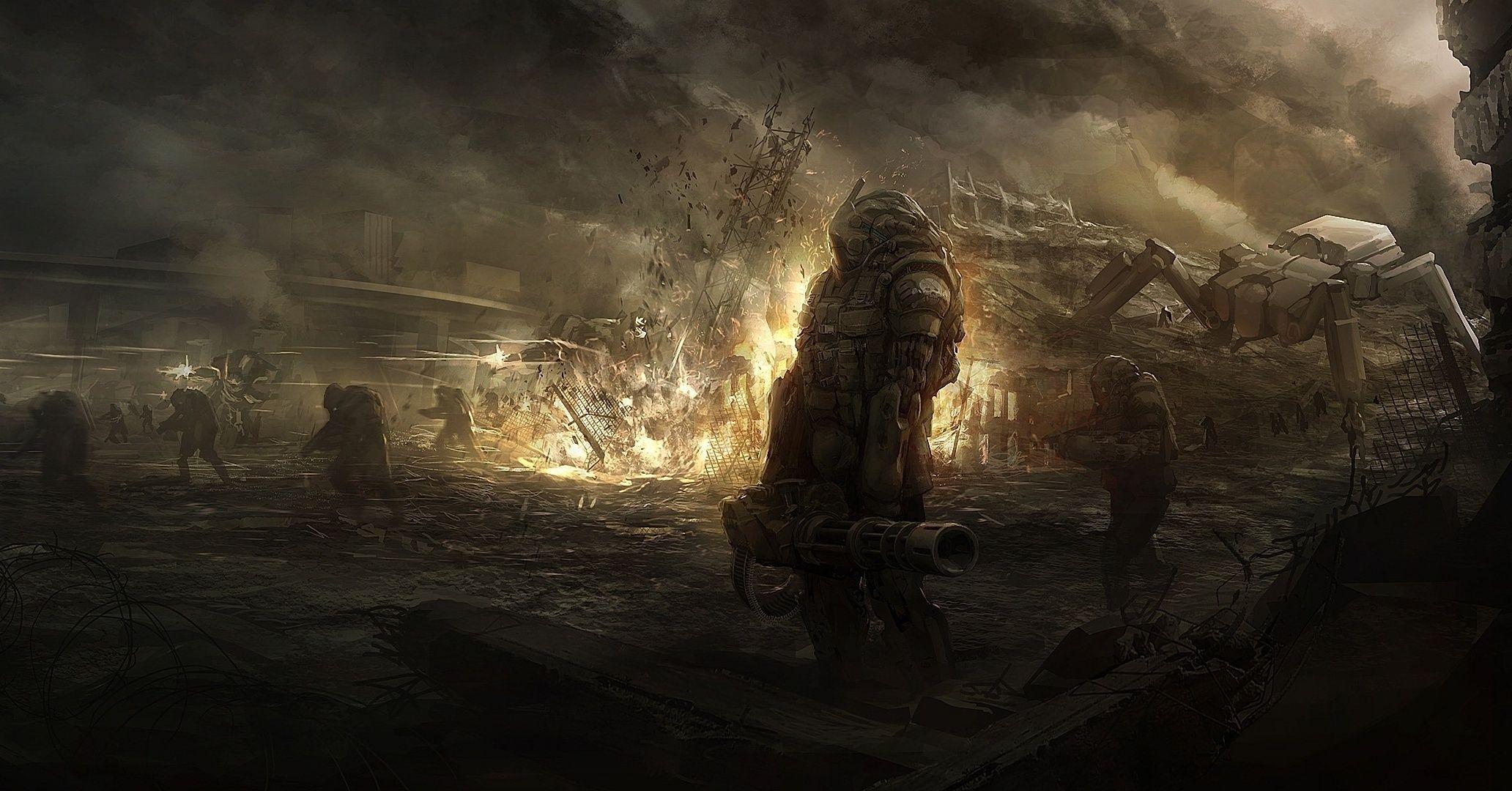 2064x1080 Dystopia Background. Dystopia Wallpaper, Dystopia Dieselpunk Wallpaper and Dystopia Background