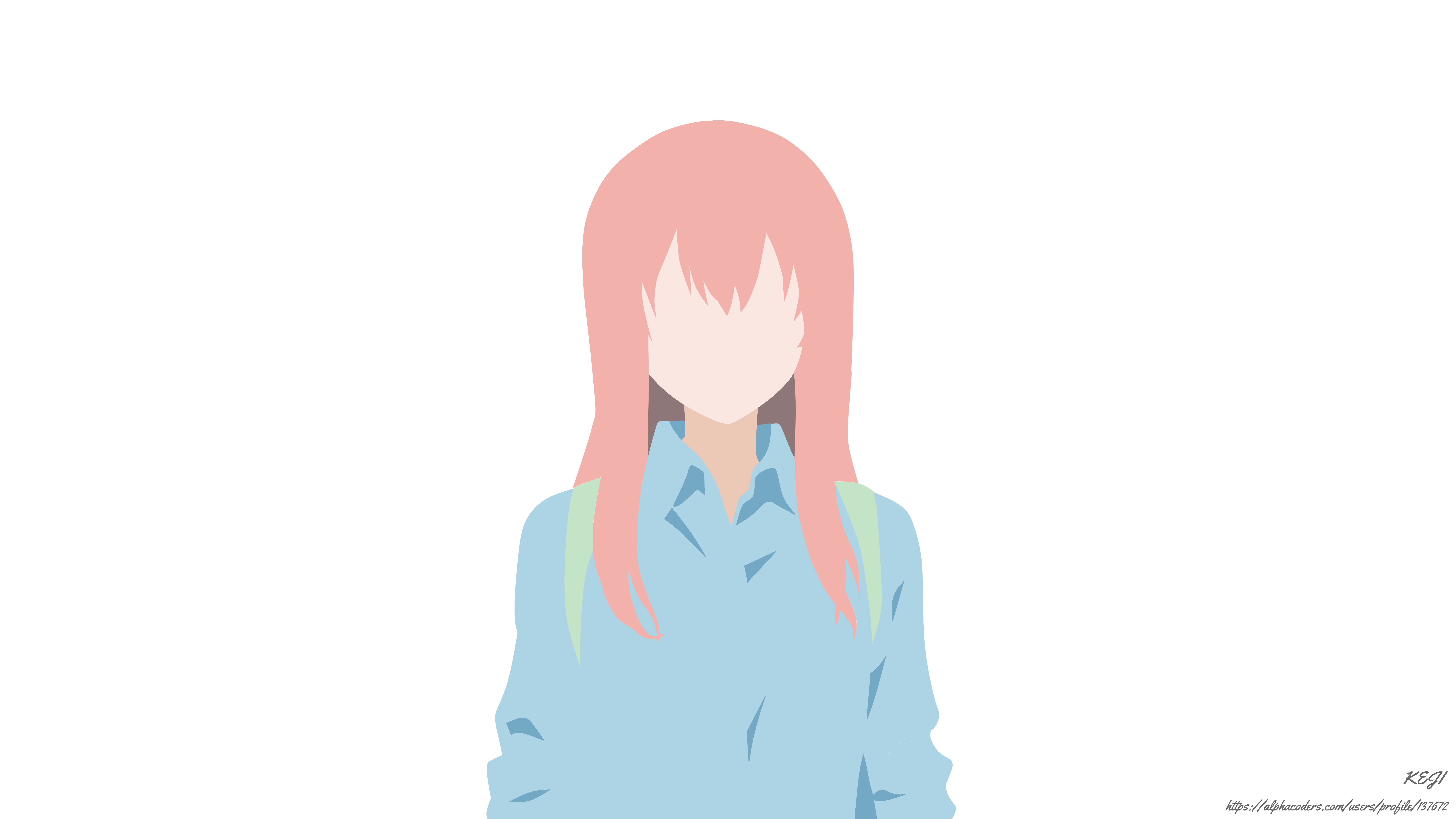 7680x4320 Brown Hair, Minimalist, Koe no Katachi, Shouko Nishimiya, Girl wallpaper. Mocah.org HD Wallpaper