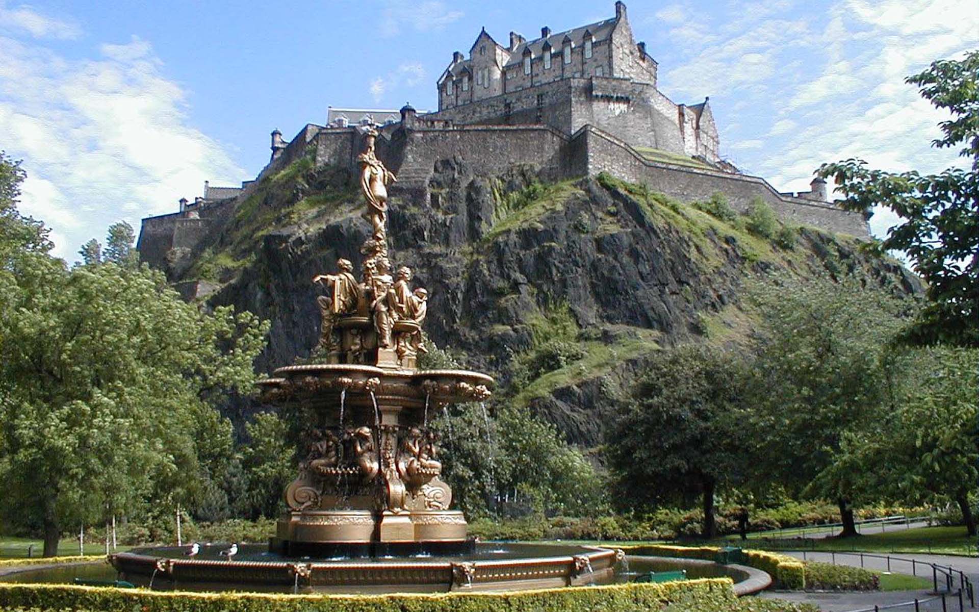 1920x1200 Edinburgh Castle Scotland Wallpaper